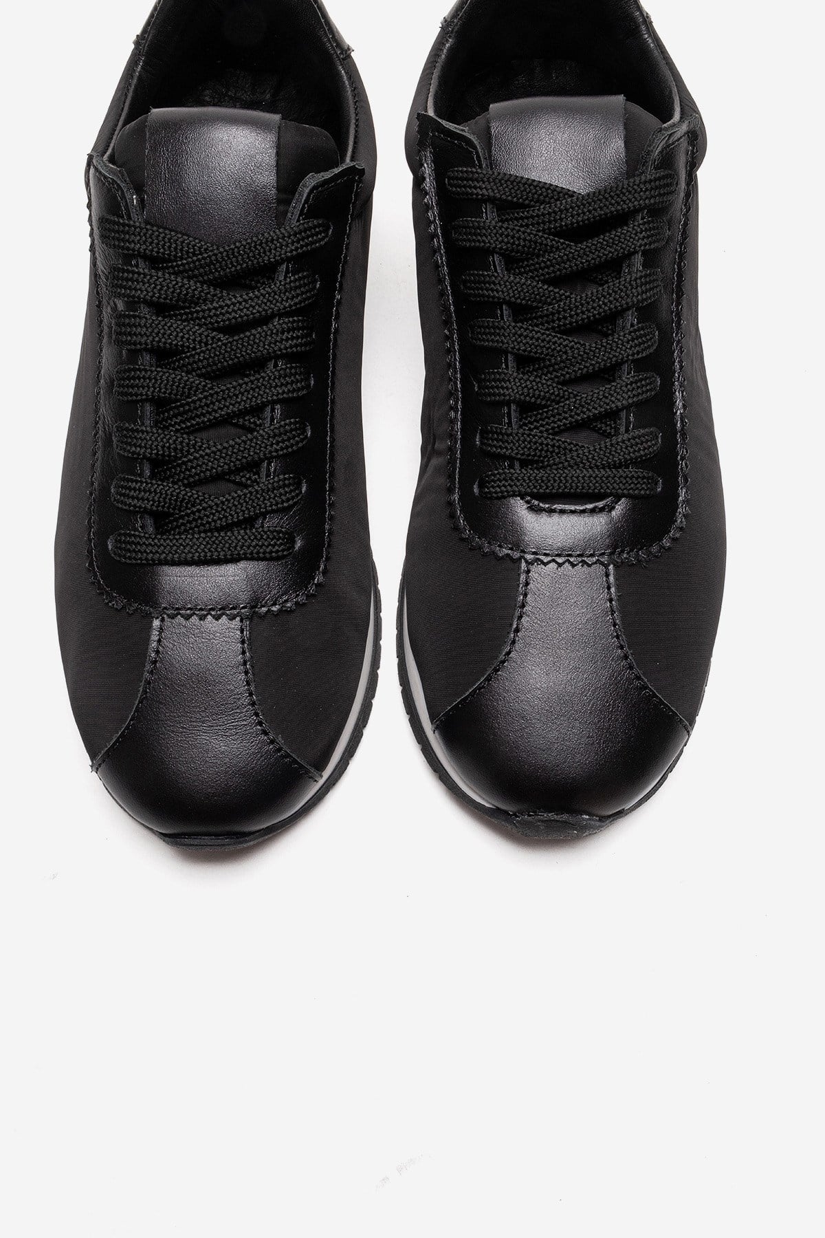 UNICA - Black Genuine Leather Sport Shoe (Women) - Image 2