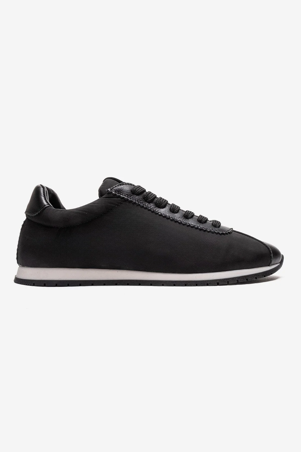 UNICA - Black Genuine Leather Sport Shoe (Women) - Image 4