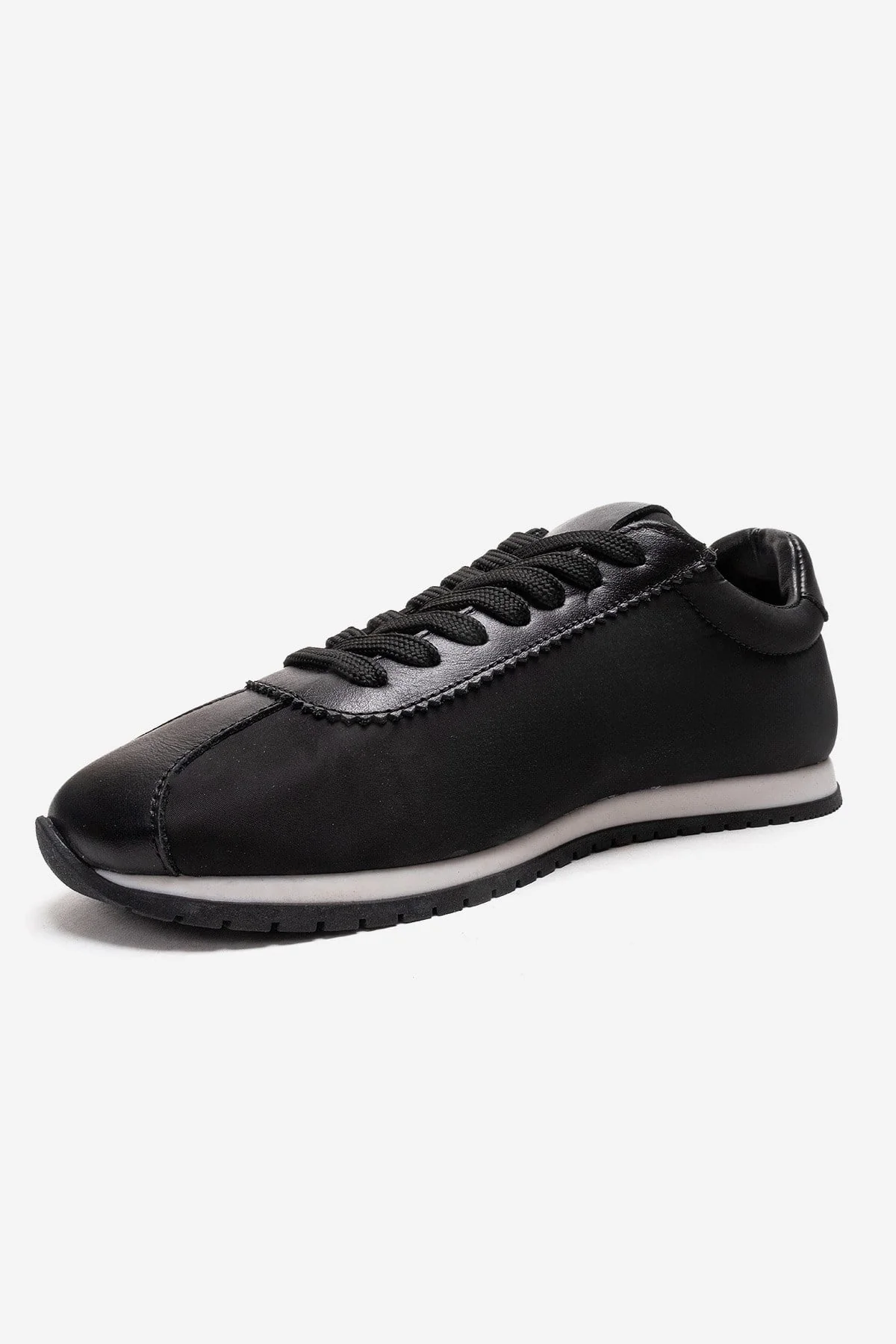 UNICA - Black Genuine Leather Sport Shoe (Women) - Image 6