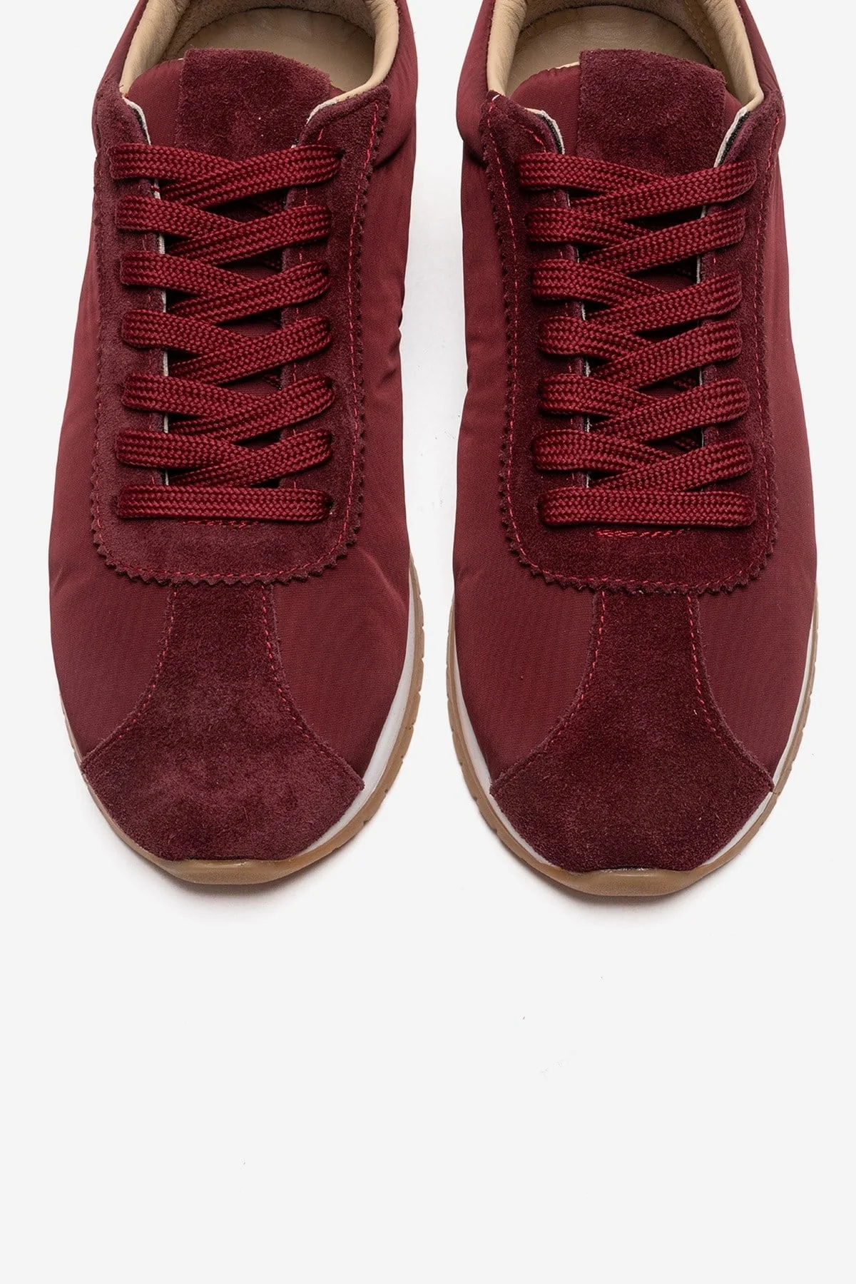 UNICA - Burgundy Genuine Leather Sneaker (Women) - Image 2