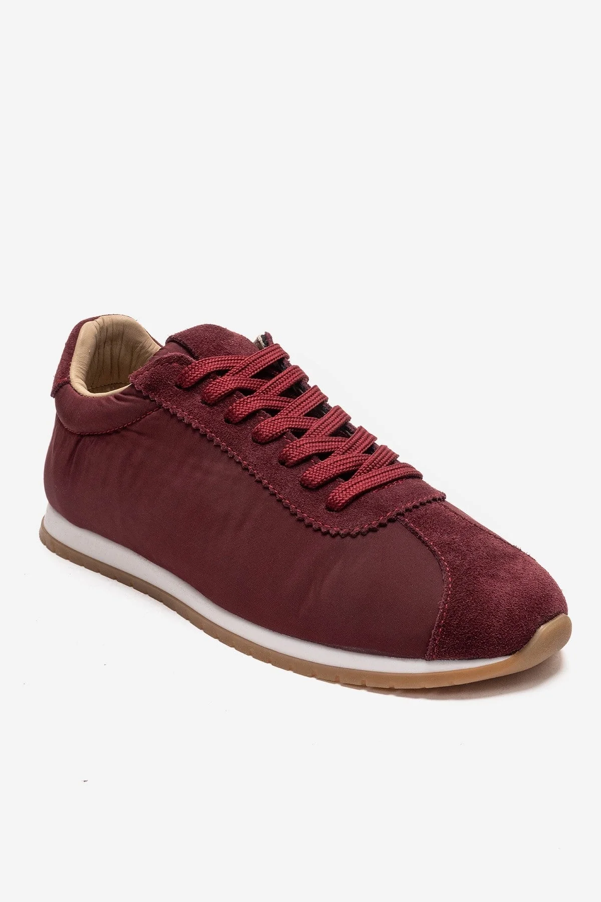 UNICA - Burgundy Genuine Leather Sneaker (Women) - Image 3