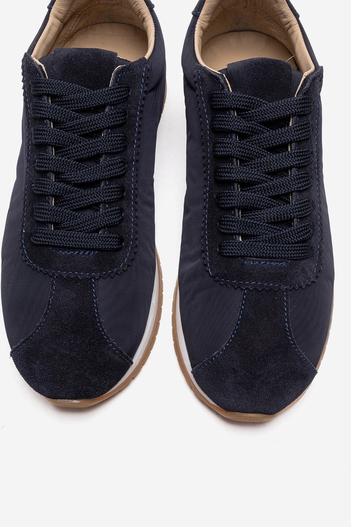 UNICA - Navy Genuine Leather Sneaker (Women) - Image 2