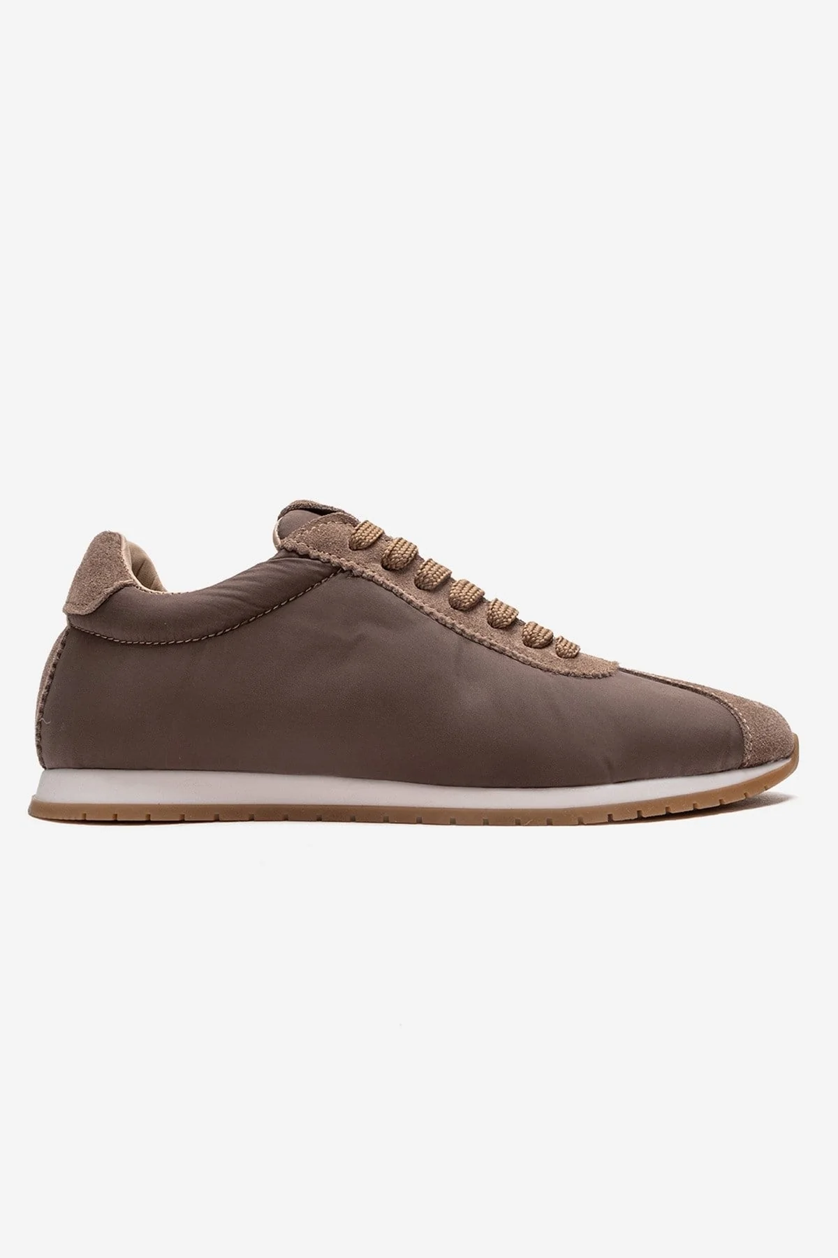 UNICA - Taupe Genuine Leather Sneaker (Women) - Image 4