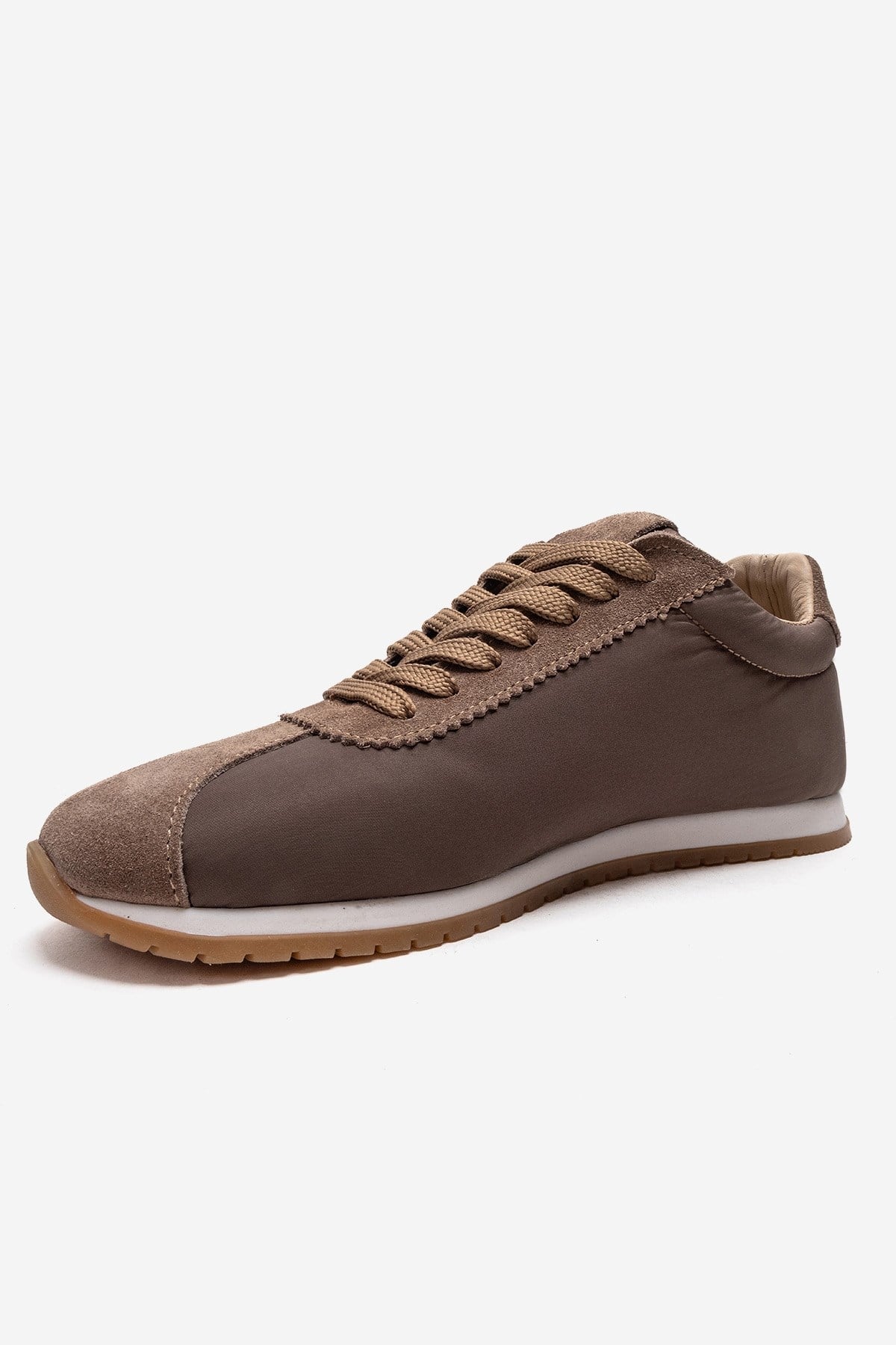 UNICA - Taupe Genuine Leather Sneaker (Women) - Image 6