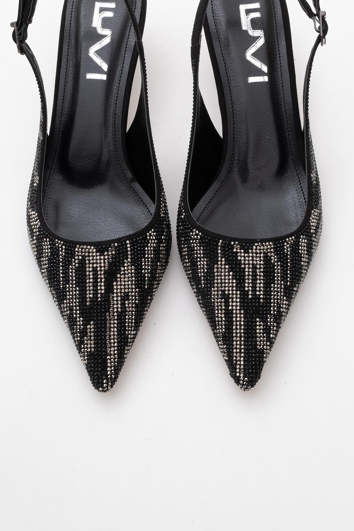 Ushes - Black Short Heel Dress Shoe (Women) - Image 2
