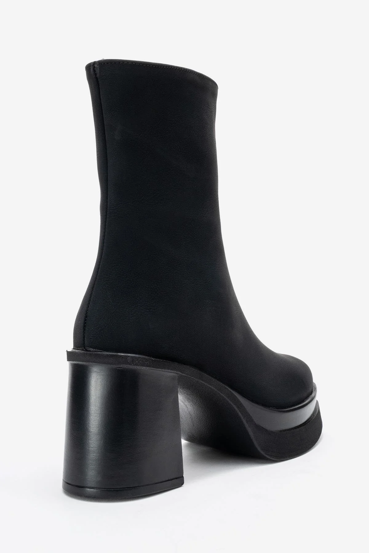 Valen - Black Platform Heel Boot (Women) - Image 5