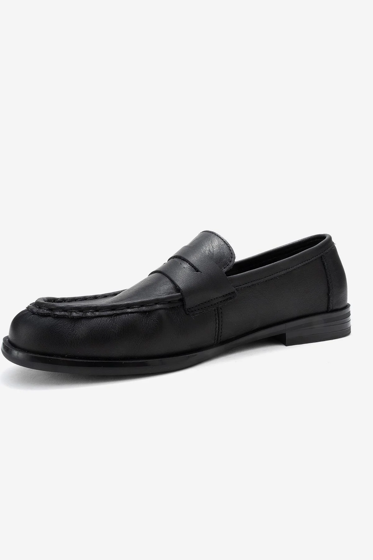 Valia - Black Genuine Leather Loafer (Women) - Image 4