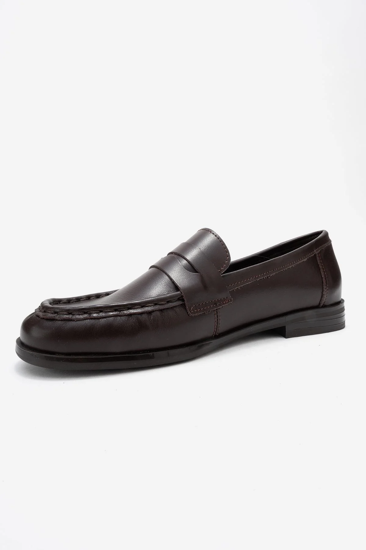 Valia - Brown Genuine Leather Loafer (Women) - Image 4