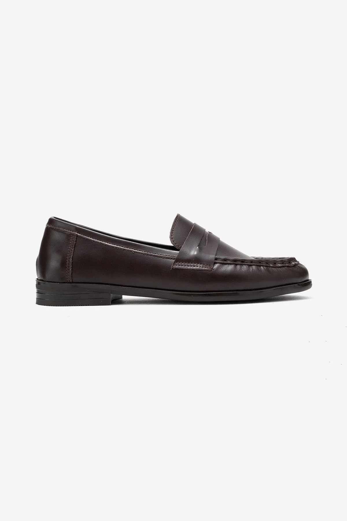 Valia - Brown Genuine Leather Loafer (Women) - Image 6
