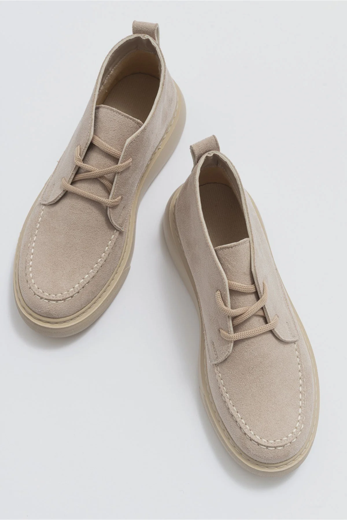 Valve - Beige Suede Boot (Women) - Image 2