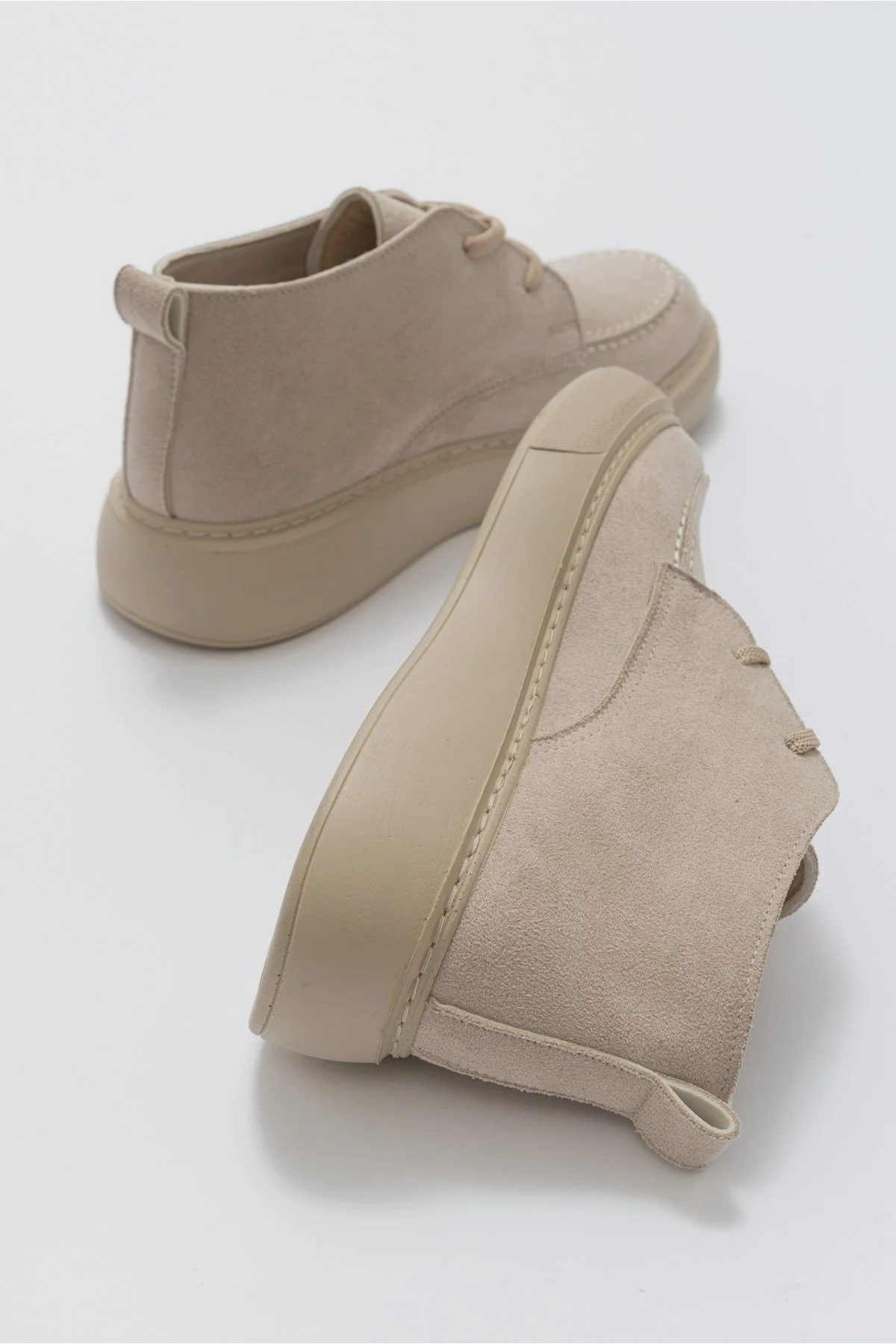 Valve - Beige Suede Boot (Women) - Image 5