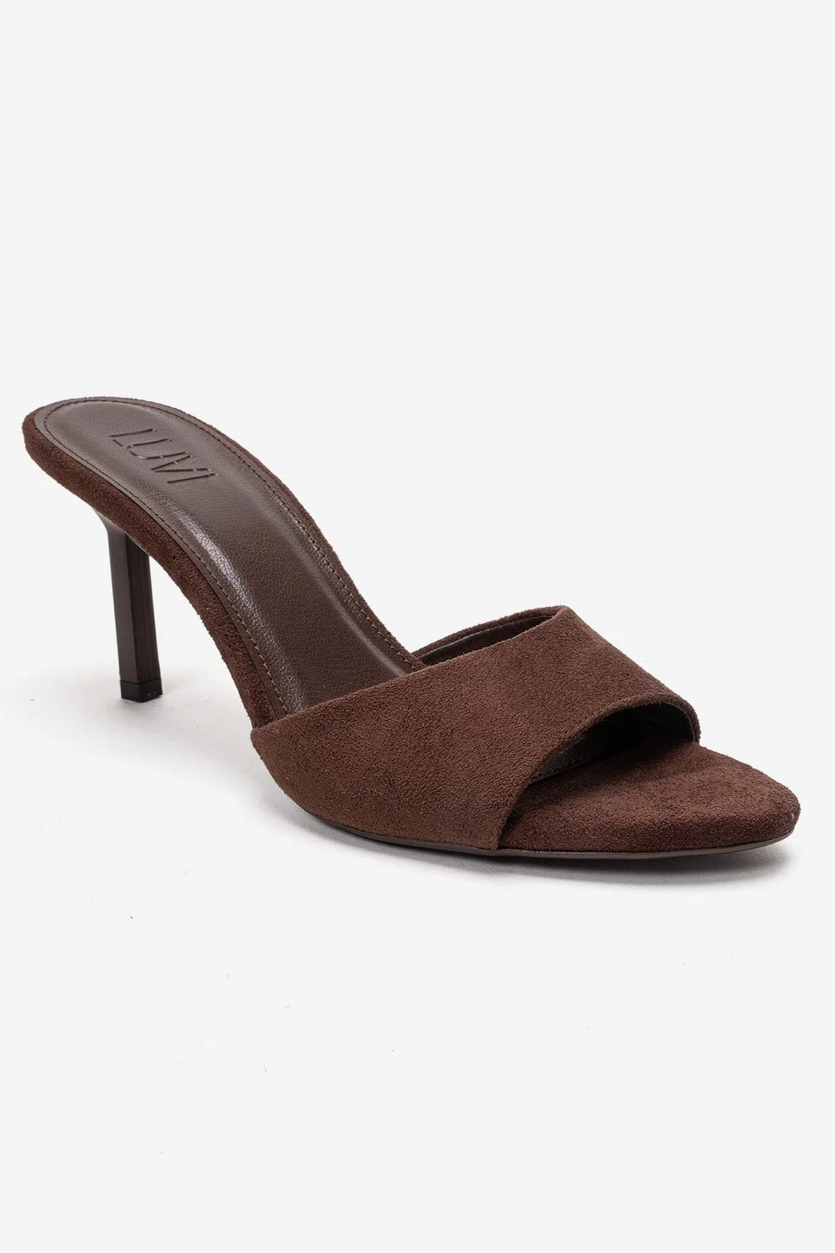 Varelan - Brown Suede Heeled Mule (Women) - Image 3