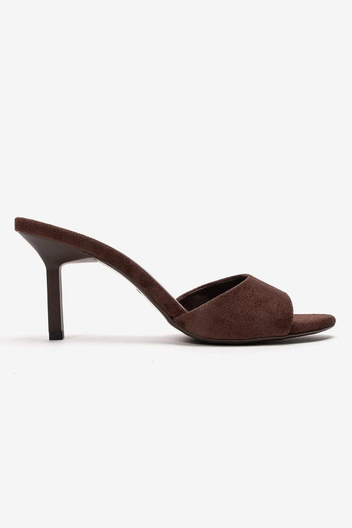 Varelan - Brown Suede Heeled Mule (Women) - Image 4