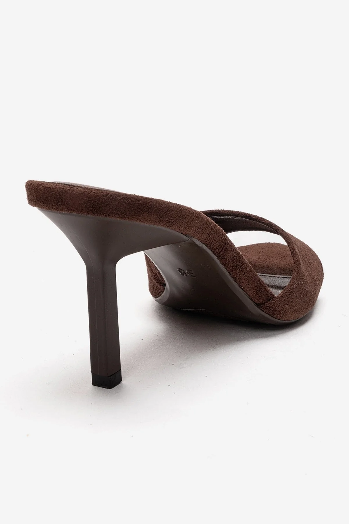 Varelan - Brown Suede Heeled Mule (Women) - Image 5
