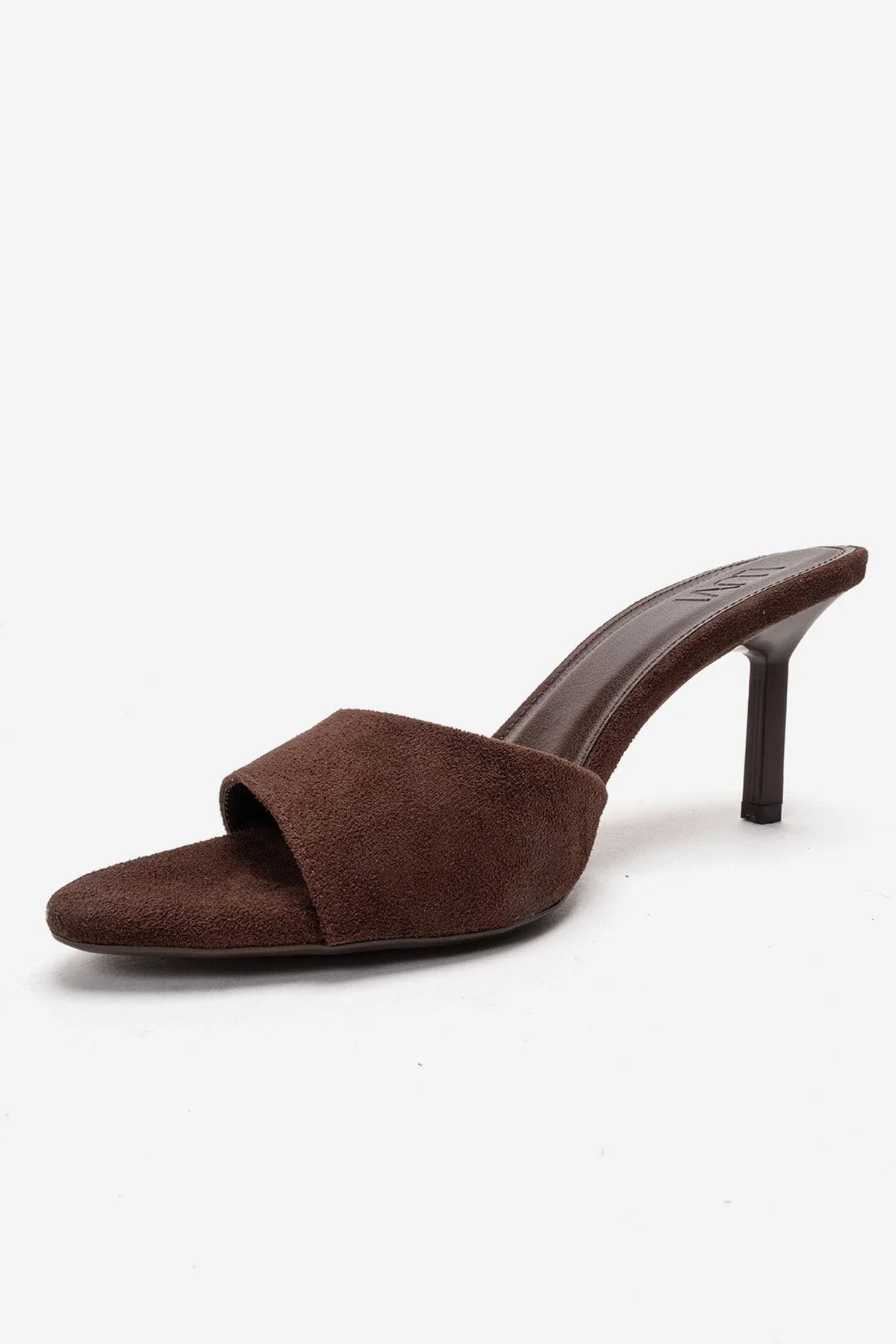 Varelan - Brown Suede Heeled Mule (Women) - Image 6