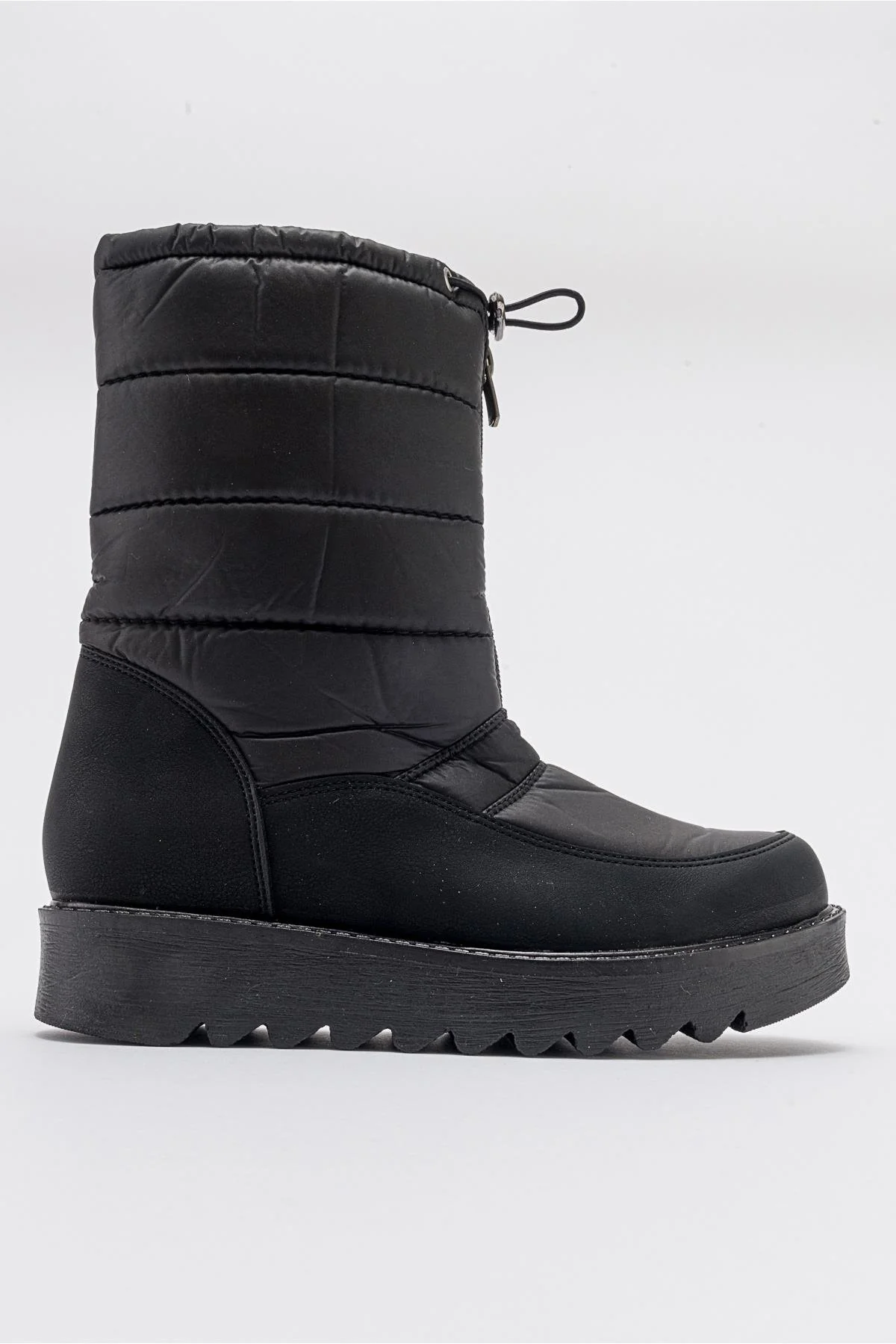 Vay - Black Zip-Up Snow Boot (Women) - Image 6
