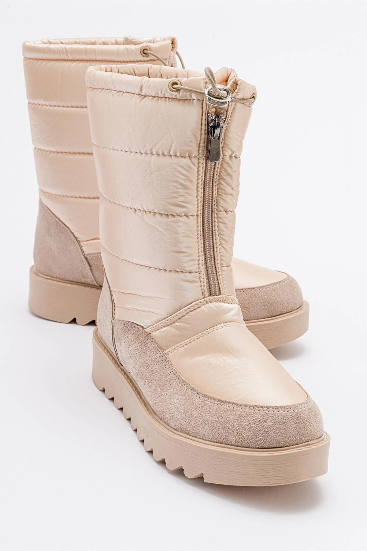 Vay - Nude Zip-Up Snow Boot (Women)