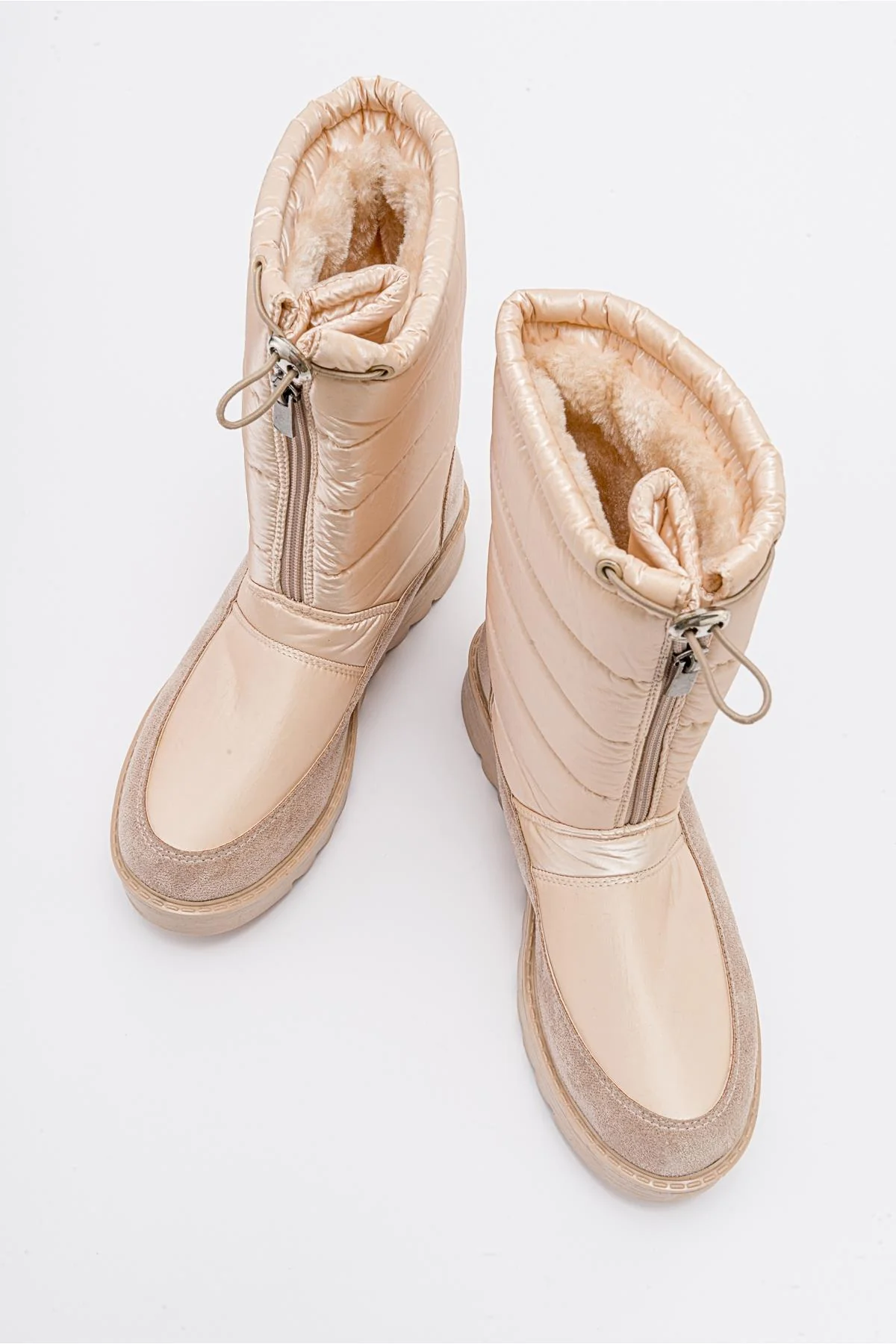 Vay - Nude Zip-Up Snow Boot (Women) - Image 2