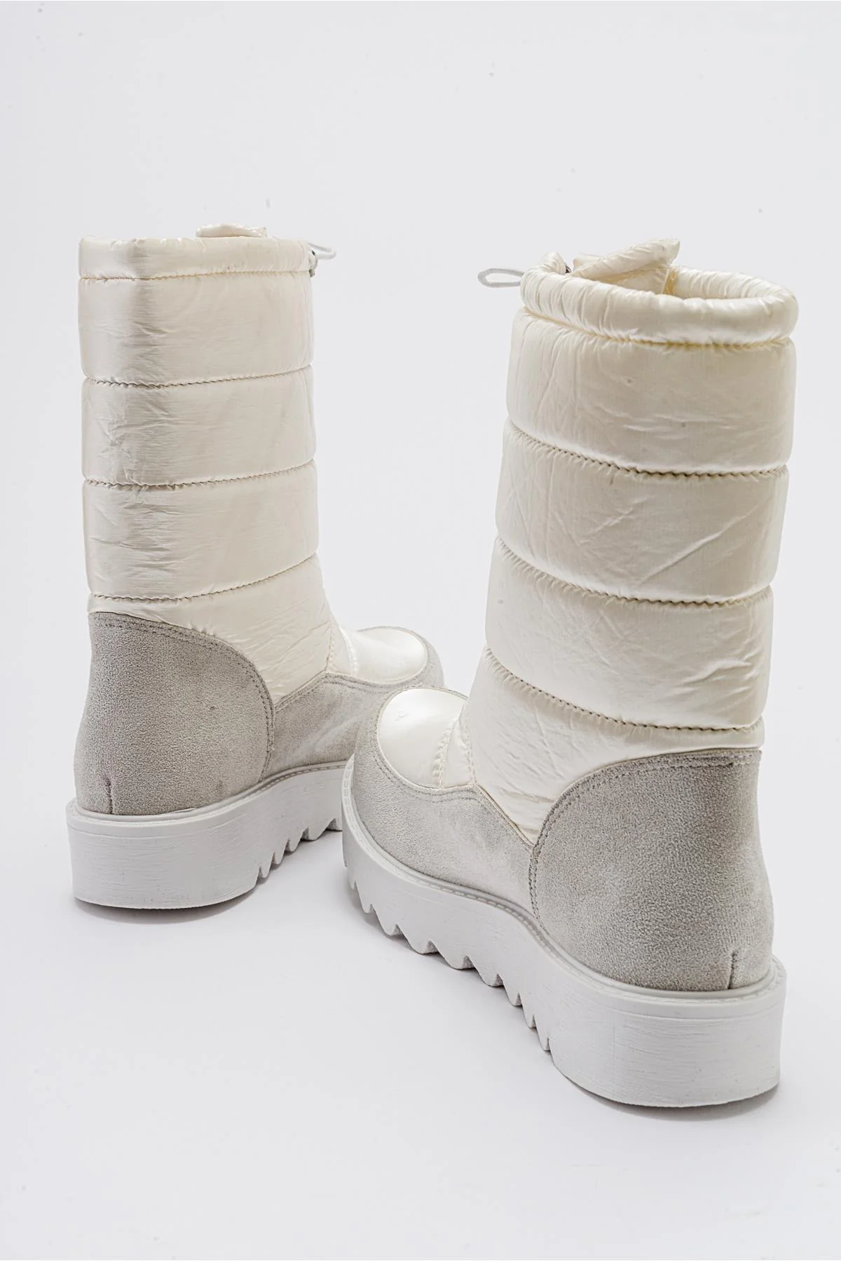 Vay - White Zip-Up Snow Boot (Women) - Image 4