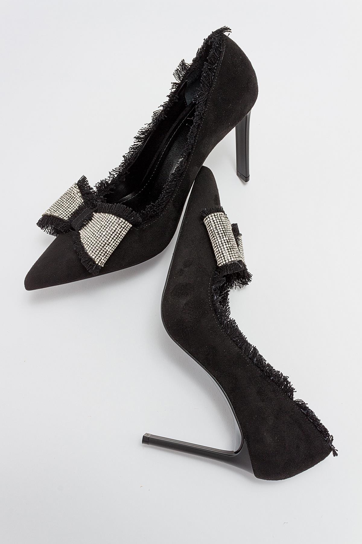 Vegas - Black Heeled Shoe (Women) - Image 2