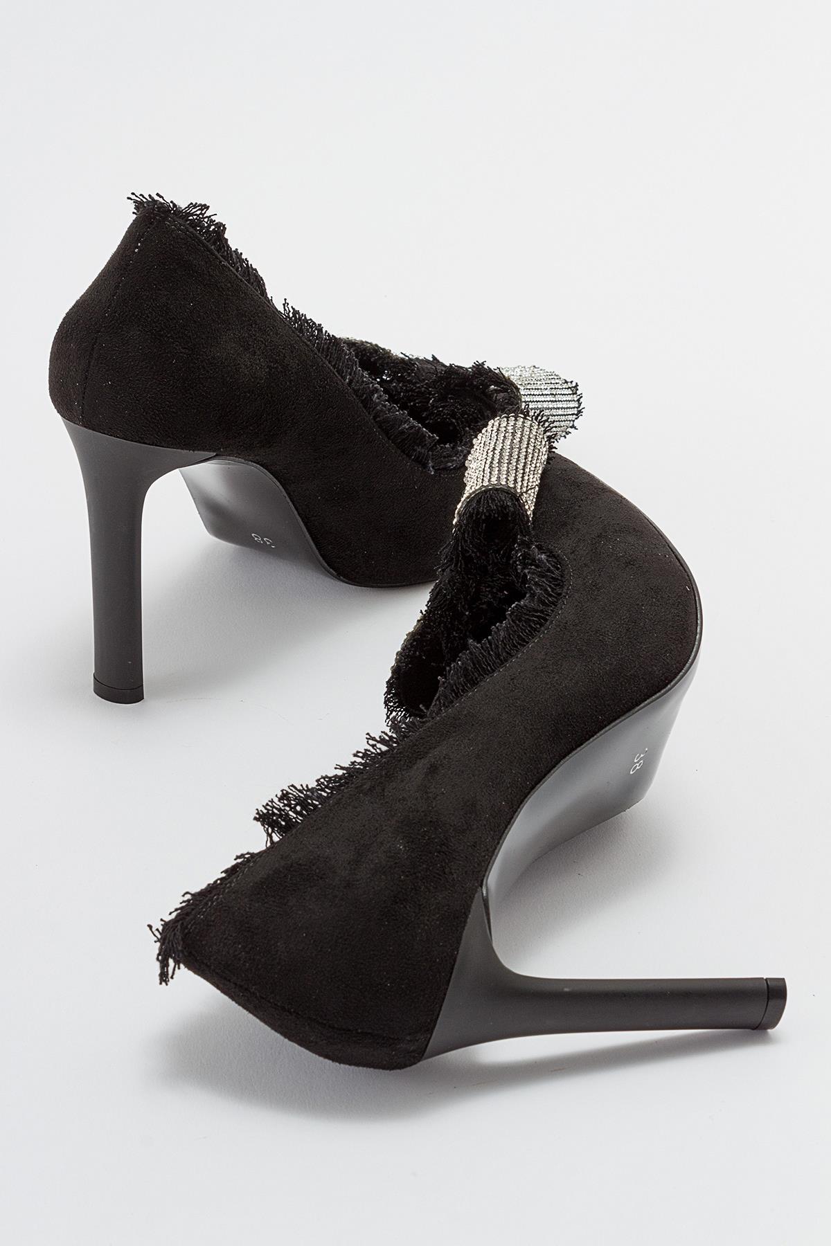 Vegas - Black Heeled Shoe (Women) - Image 4