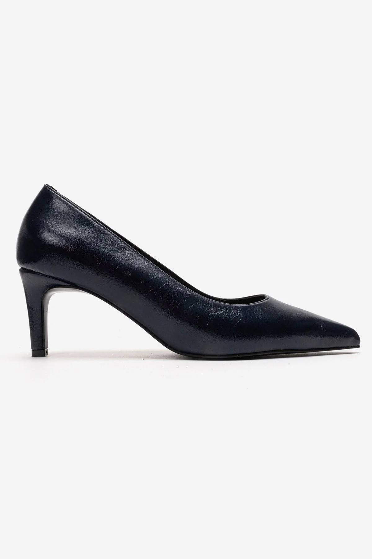 VELMIRA - Navy Genuine Leather Stiletto Pump (Women) - Image 4