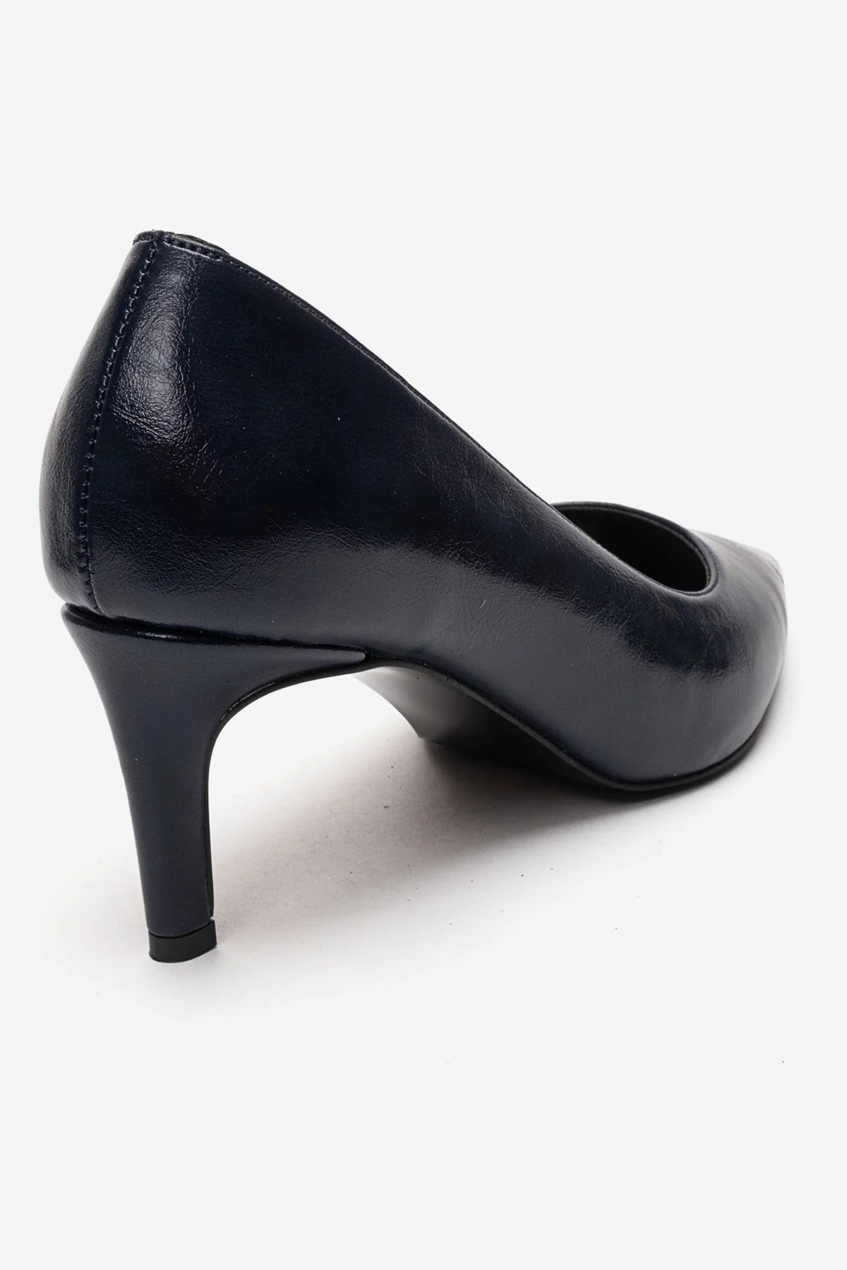 VELMIRA - Navy Genuine Leather Stiletto Pump (Women) - Image 5