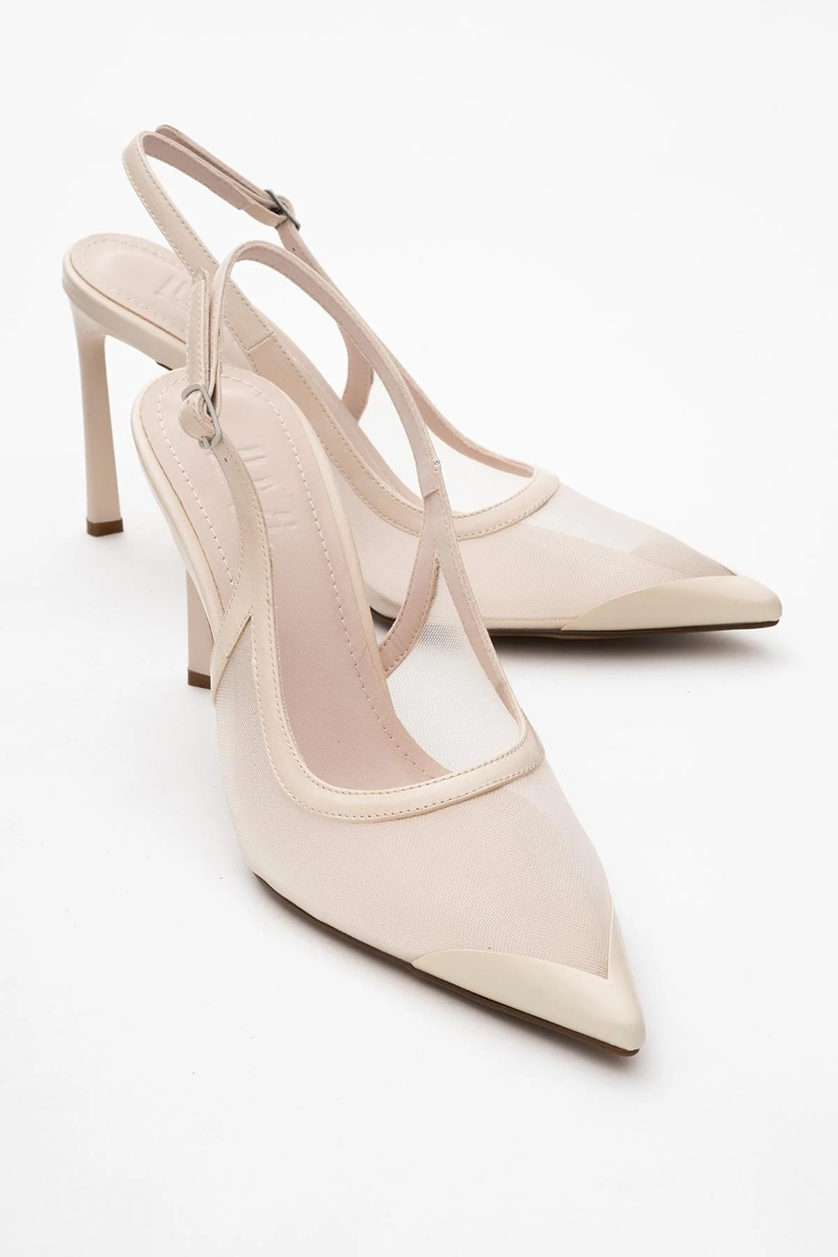 Venas - Beige Mesh High Heel Shoe (Women)