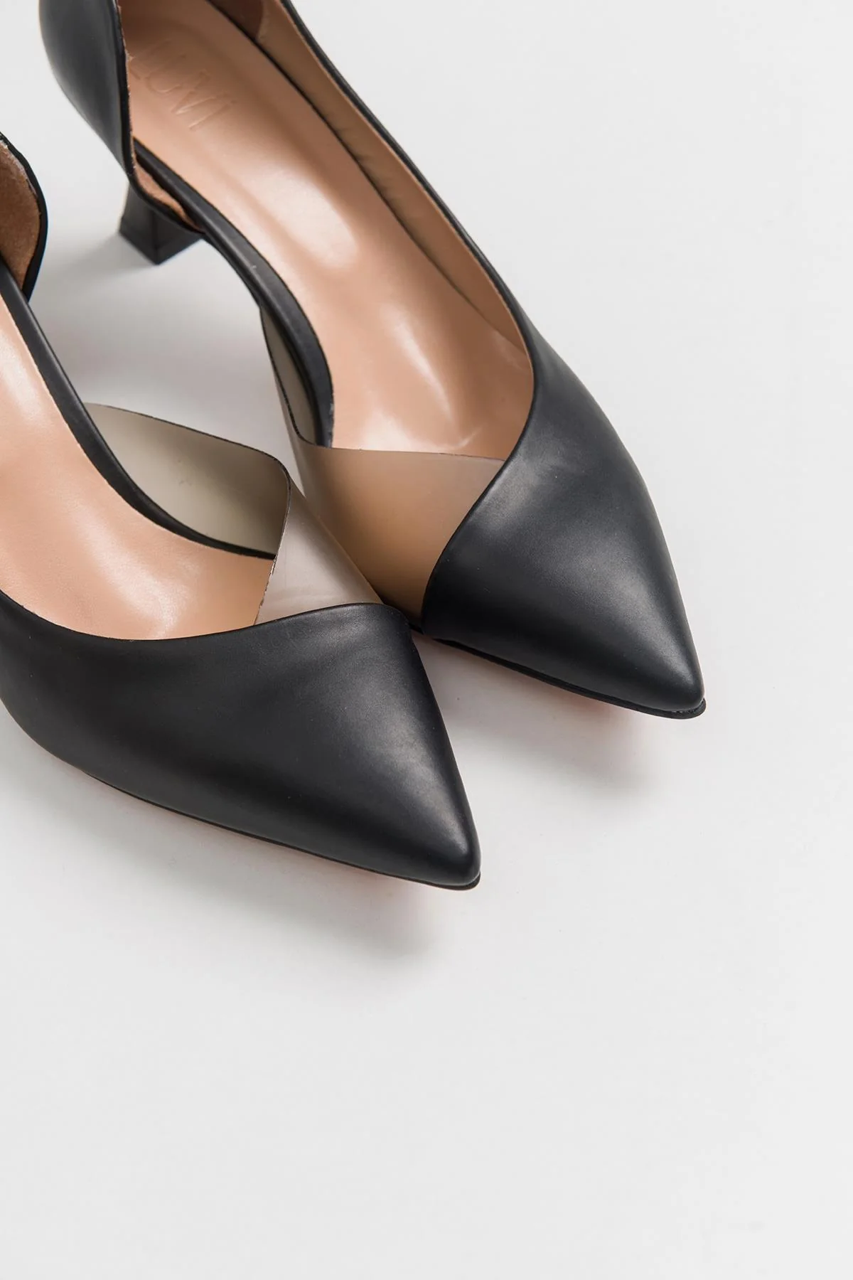 Vera Black Pointed Toe Pump (Women) - Image 2