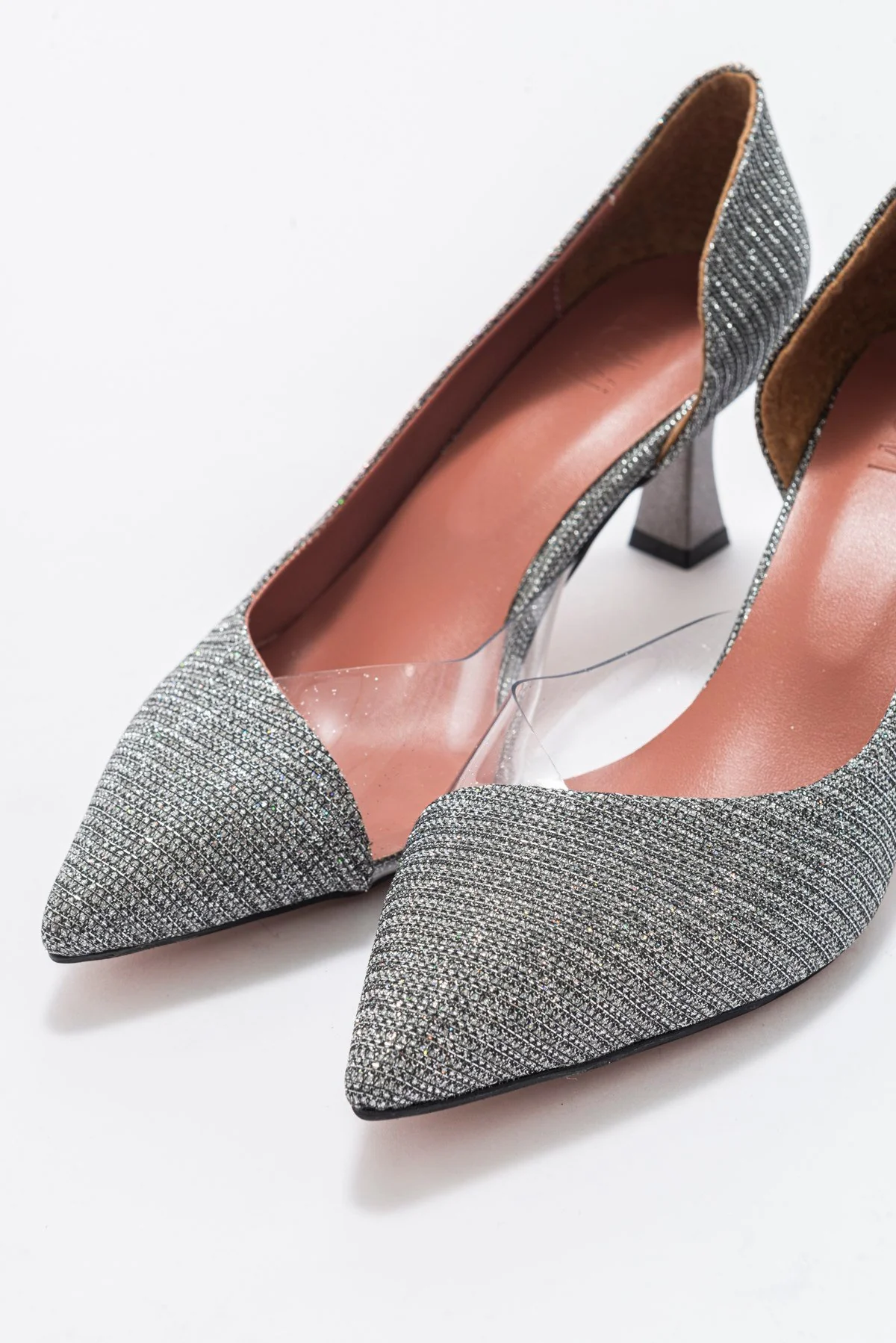 Vera Platinum Glitter Pointed Toe Pump (Women) - Image 3
