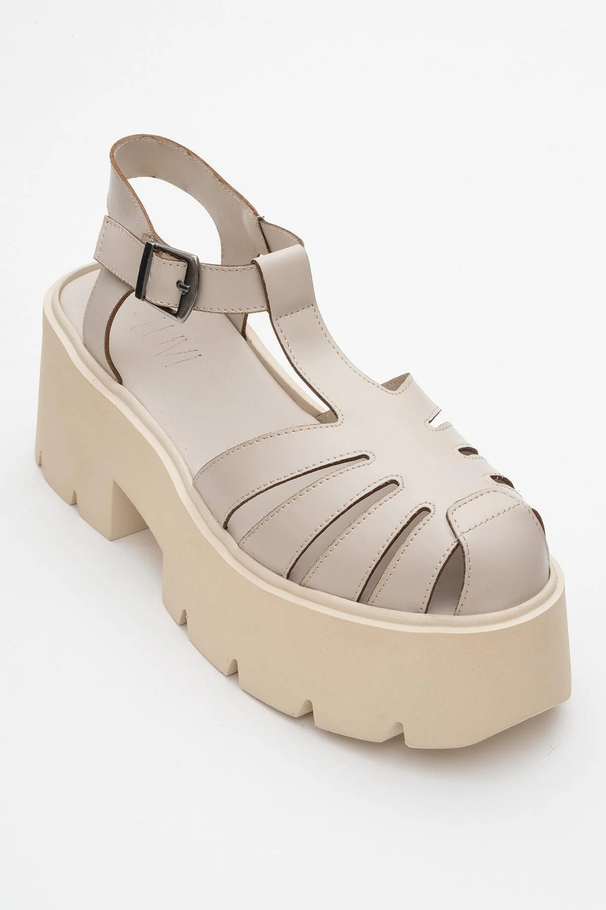 Verua - Beige Platform Sandal (Women) - Image 3