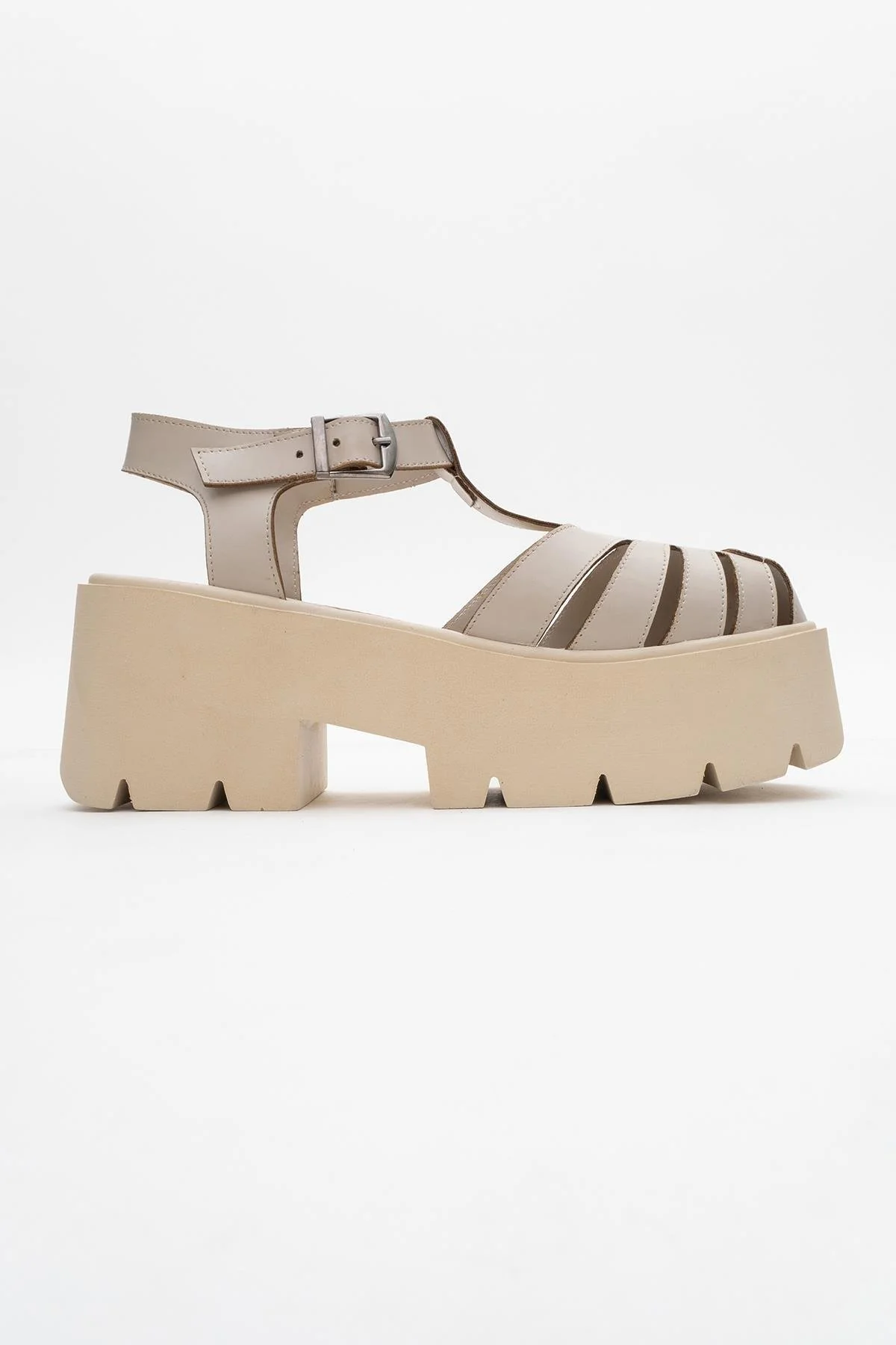 Verua - Beige Platform Sandal (Women) - Image 6