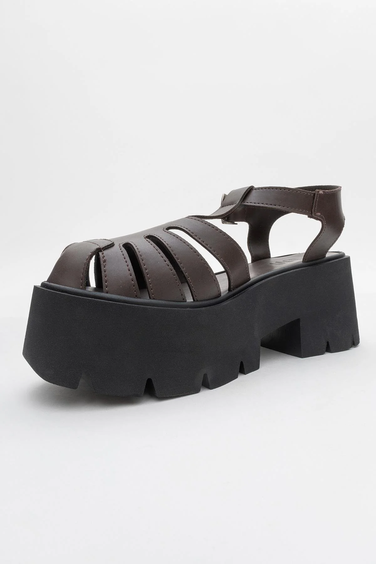 Verua - Brown Platform Sandal (Women) - Image 4