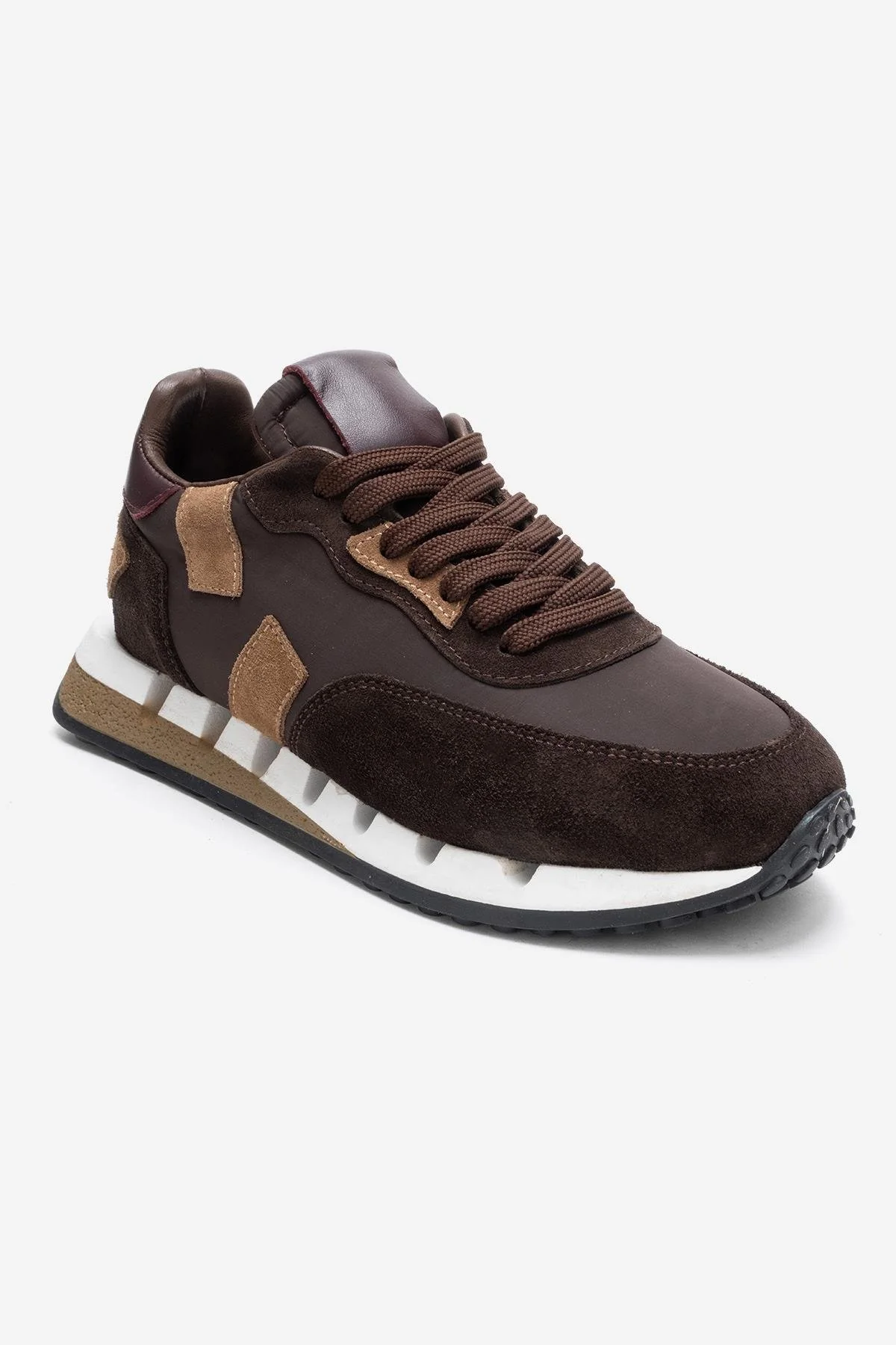 VIAN - Brown Genuine Leather Sneaker (Women) - Image 3