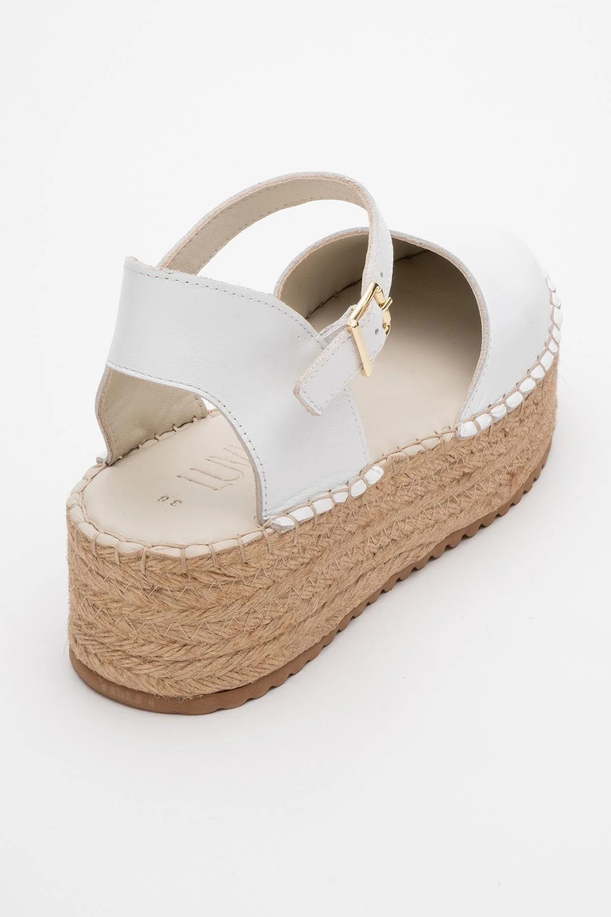 Viba - White Leather Espadrilles (Women) - Image 4