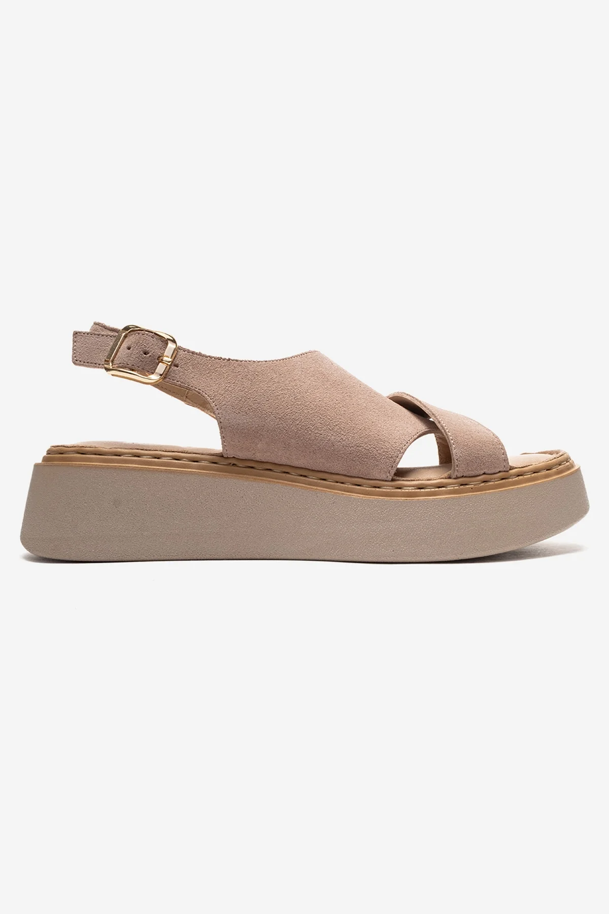 Vien - Beige Genuine Leather Sandal (Women) - Image 4