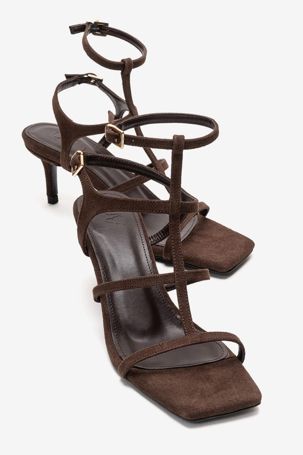 VIENTO - Brown Thin Heel Pump (Women)