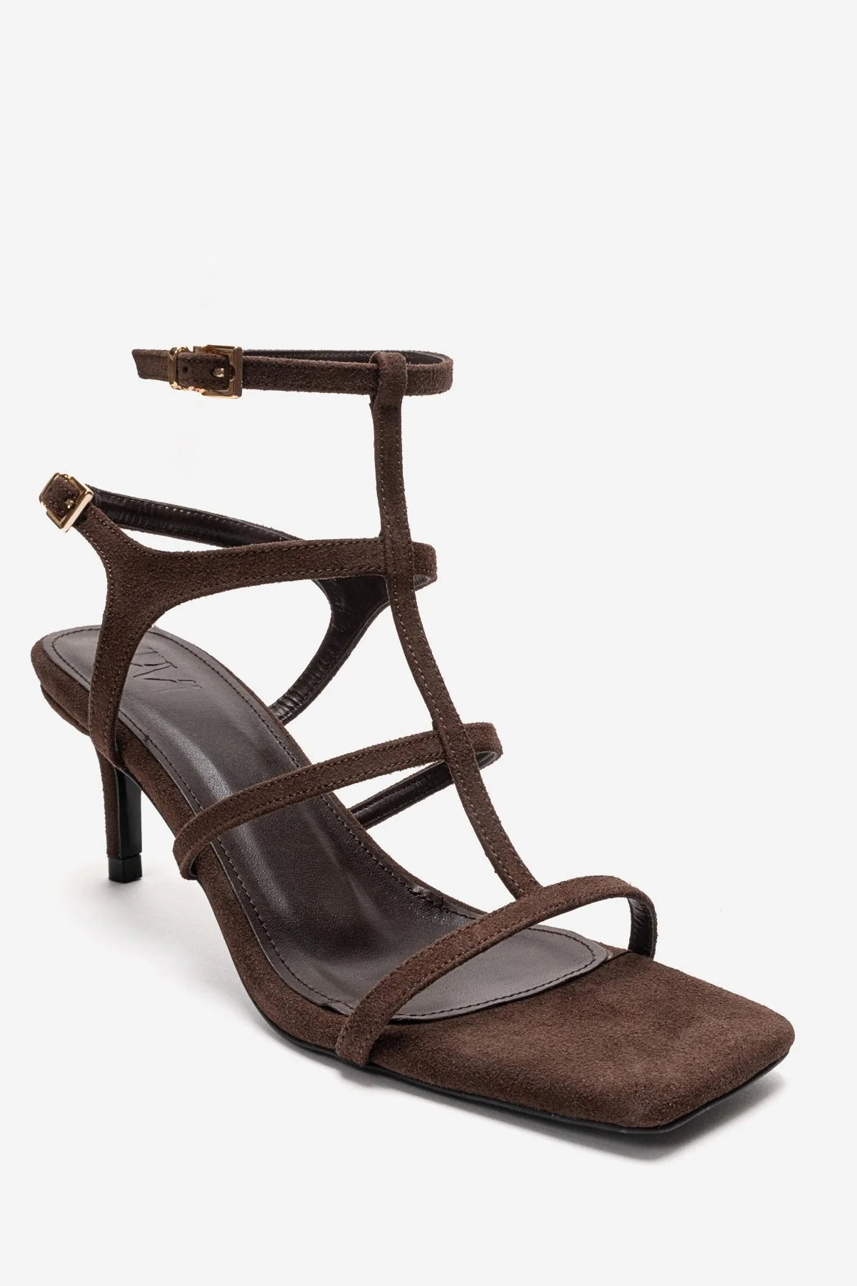 VIENTO - Brown Thin Heel Pump (Women) - Image 3