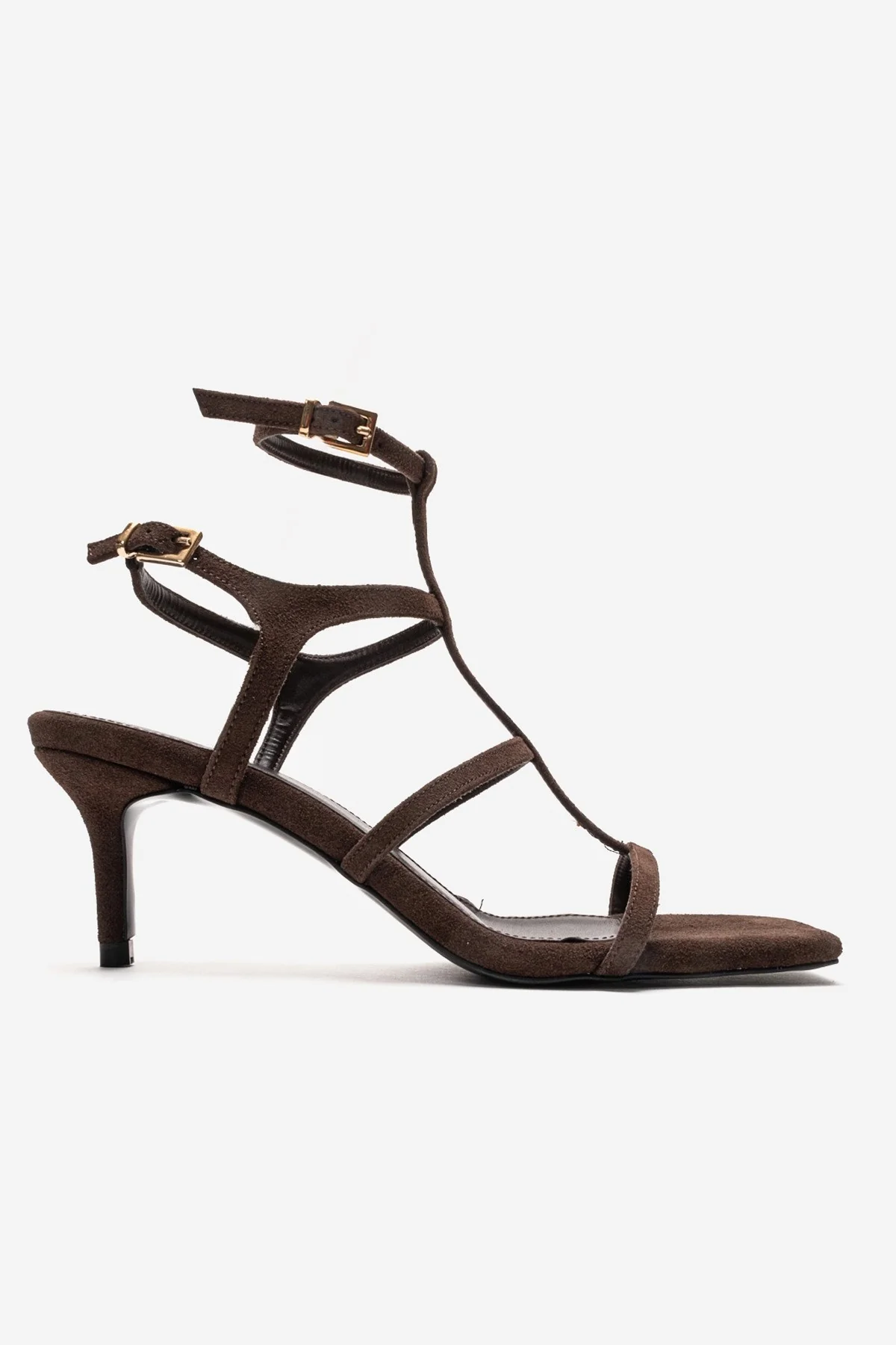 VIENTO - Brown Thin Heel Pump (Women) - Image 4