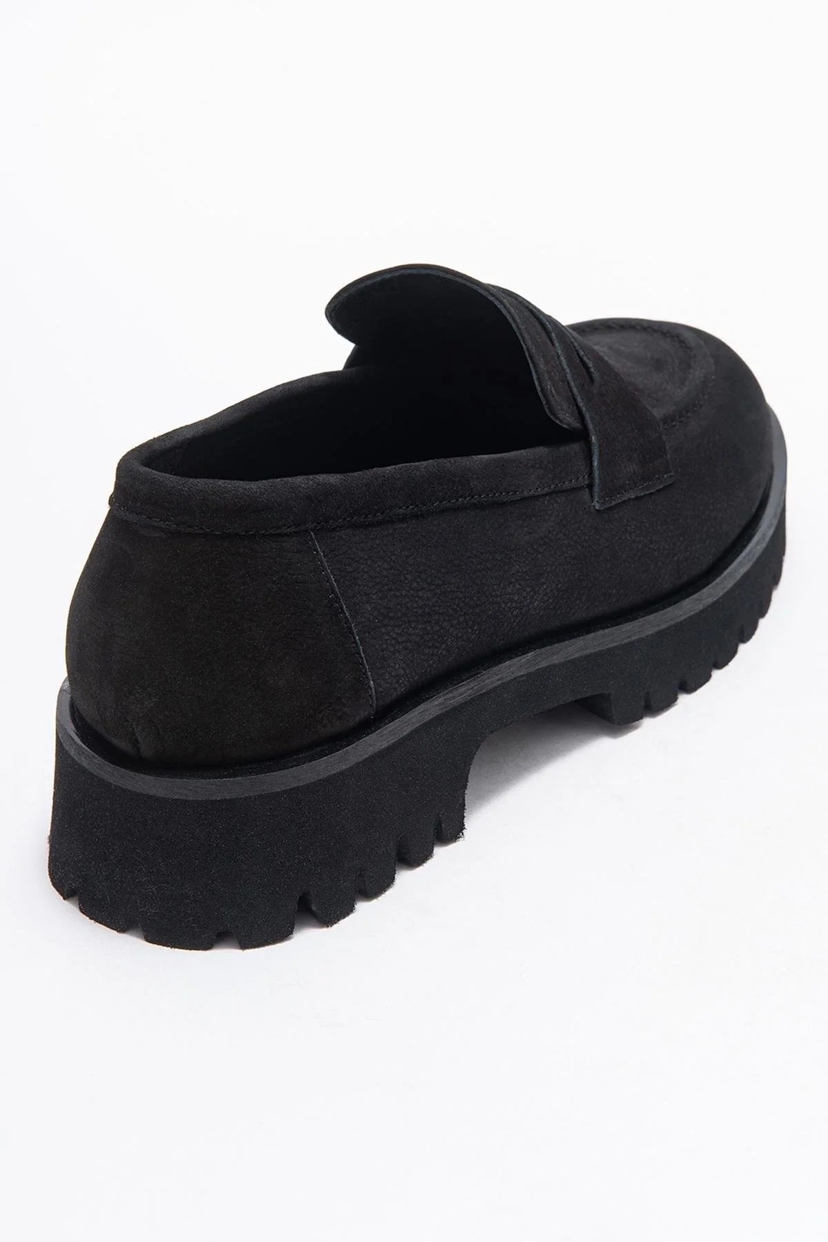 Vionel - Black Nubuck Genuine Leather Loafer (Women) - Image 5