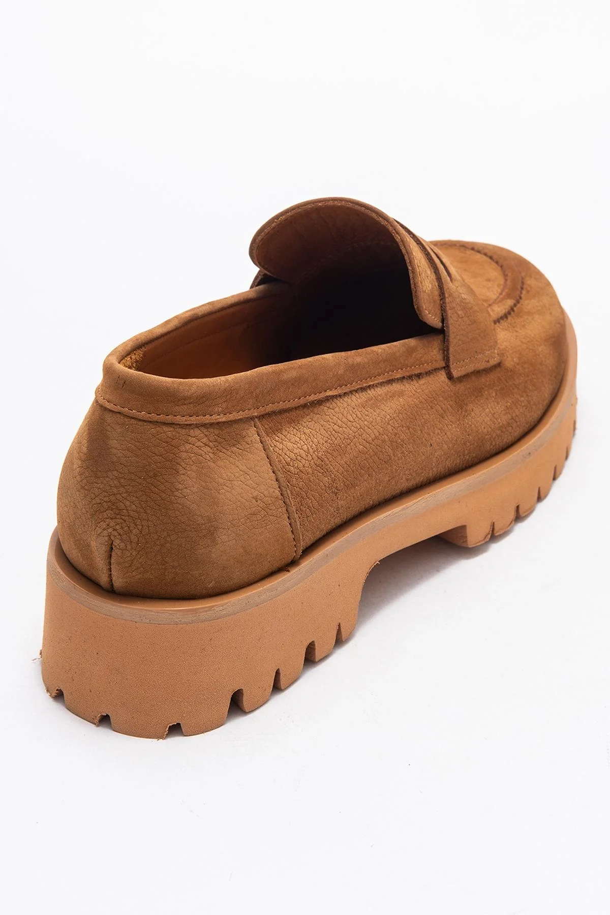 Vionel - Tan Nubuck Genuine Leather Loafer (Women) - Image 5