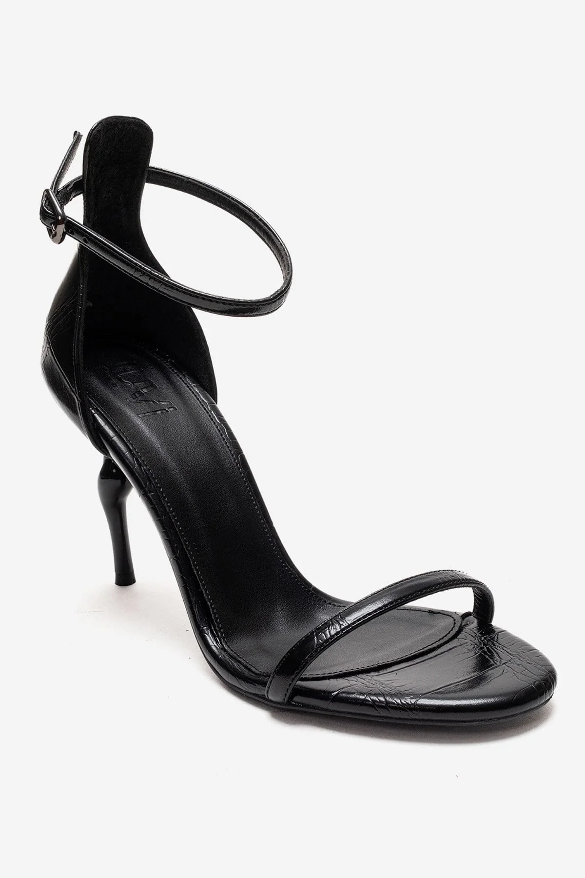 Yelena - Black Patent Thin Strap Stiletto Pump (Women) - Image 3