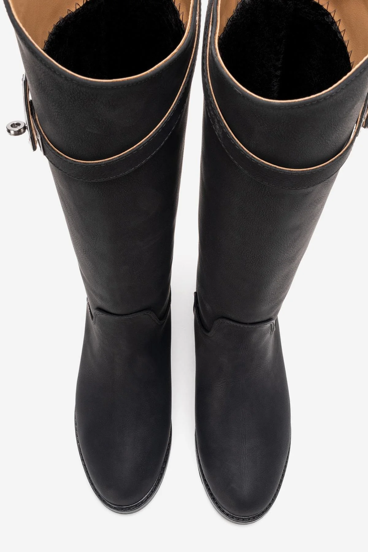 YOKO - Black Belted Riding Boot (Women) - Image 4