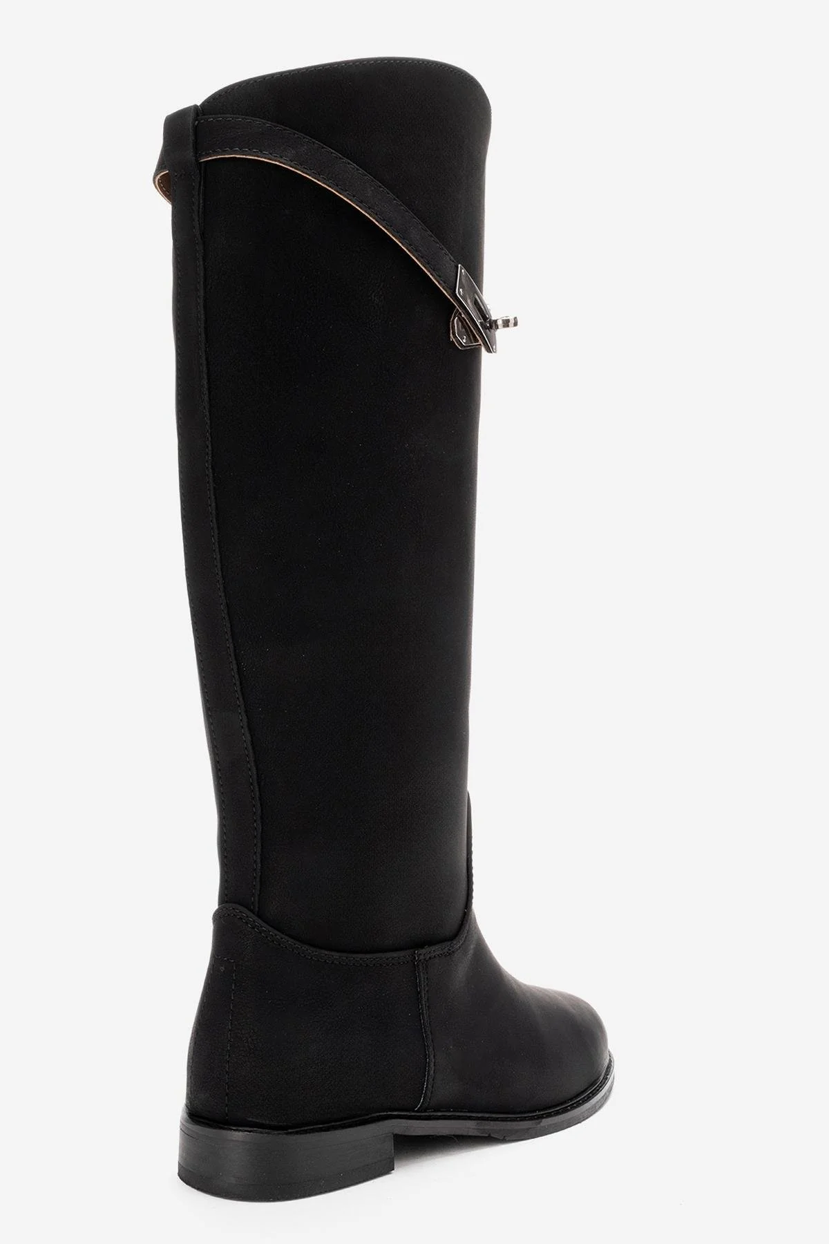 YOKO - Black Belted Riding Boot (Women) - Image 8