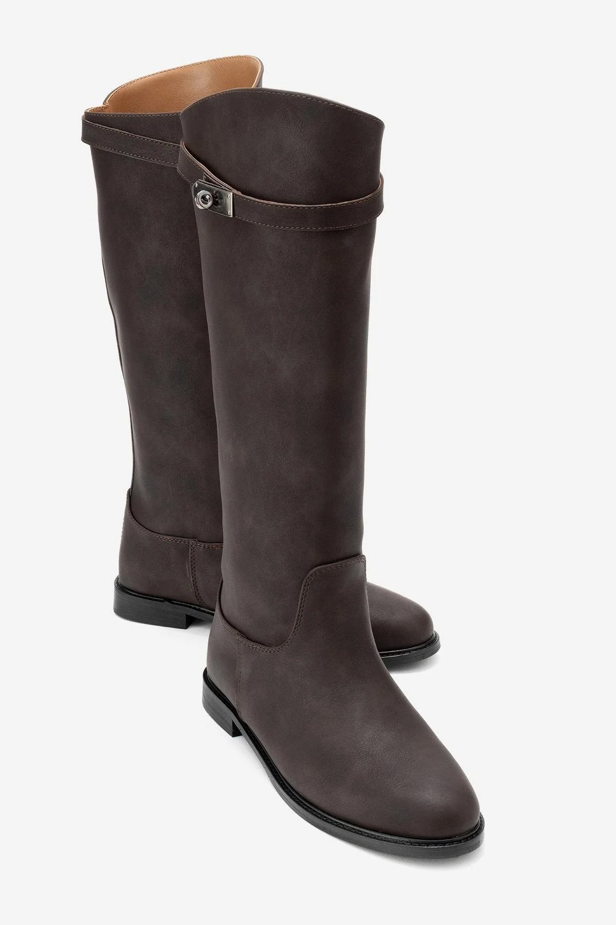 Yoko - Brown Nubuck Riding Boot (women)