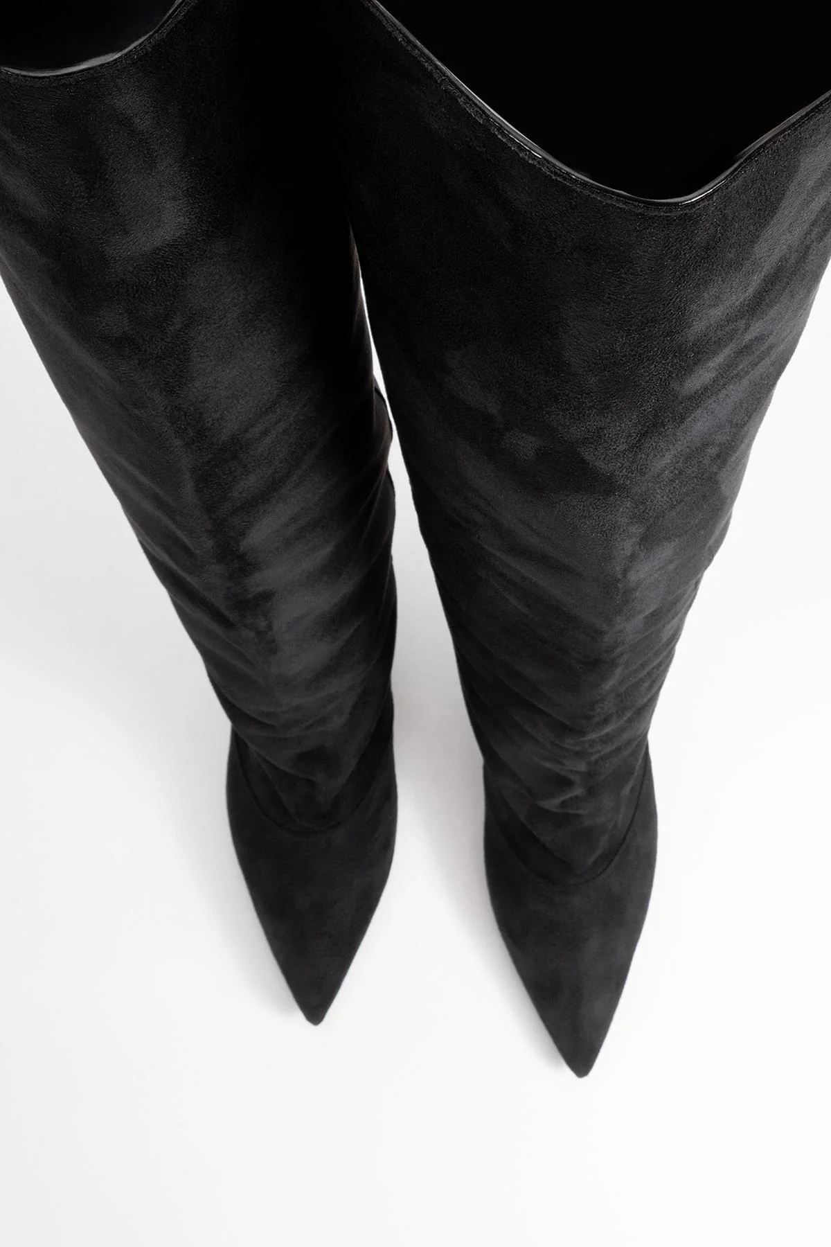 Zach - Black Slim Heel Over-The-Knee Boot (Women) - Image 2