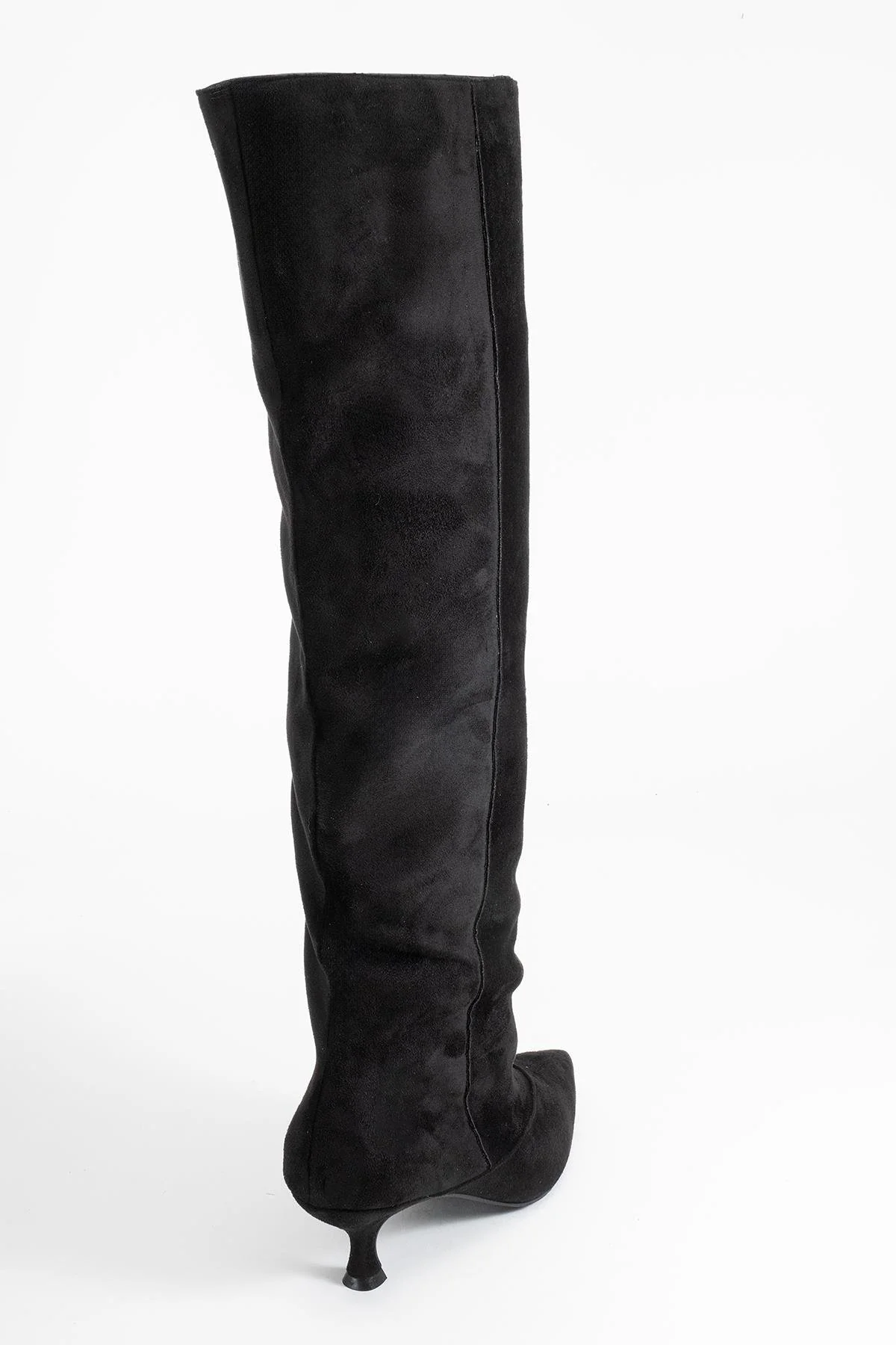 Zach - Black Slim Heel Over-The-Knee Boot (Women) - Image 5