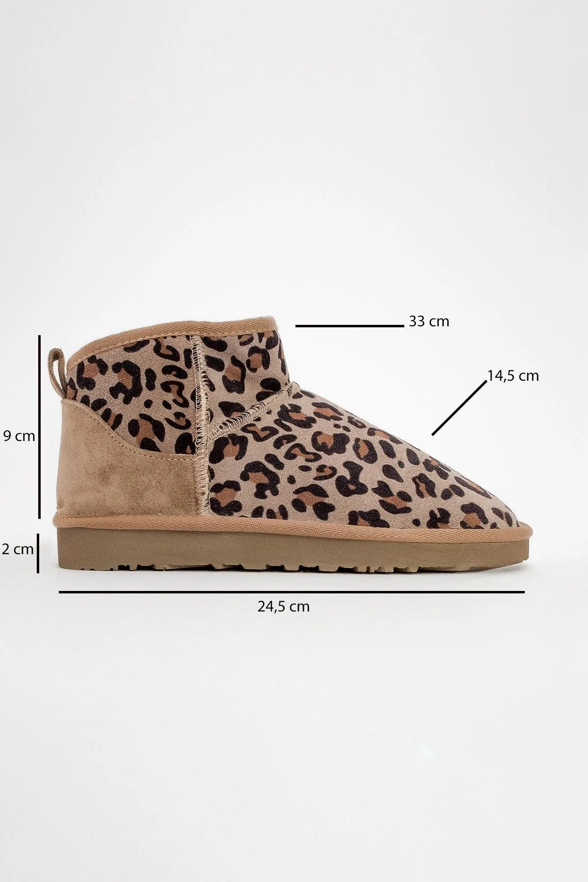 ZAZ Beige Leopard Leather Boot (Women) - Image 4