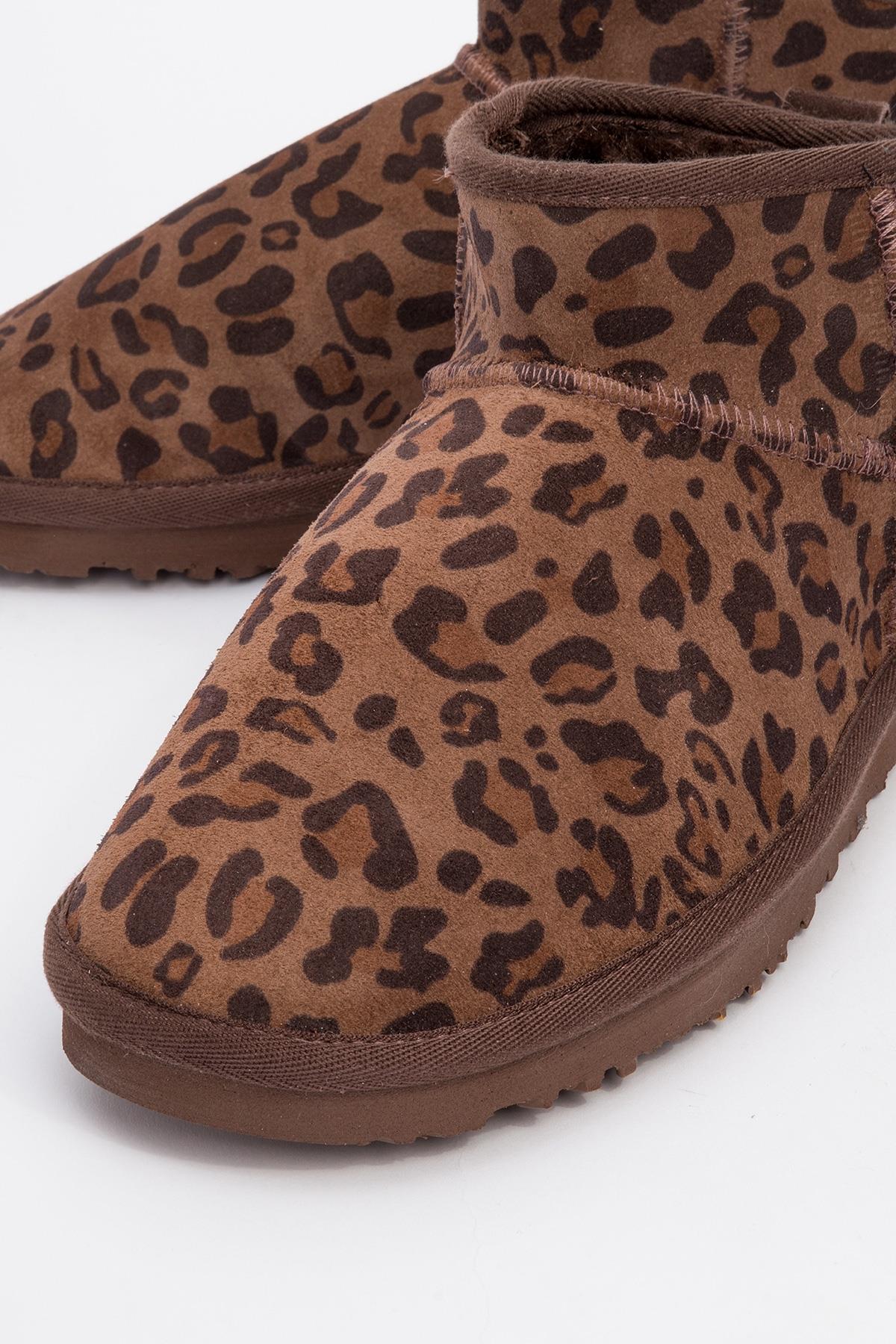 ZAZ Brown Leopard Leather Boot (Women) - Image 3