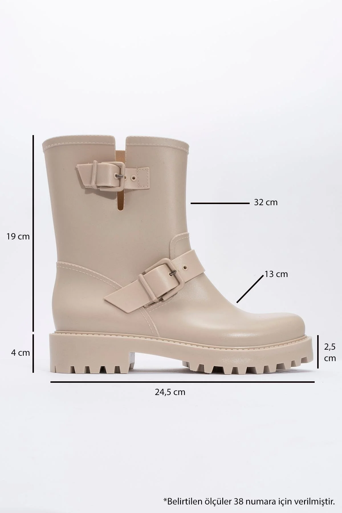 Zone - Beige Rain Boot (Women) - Image 4